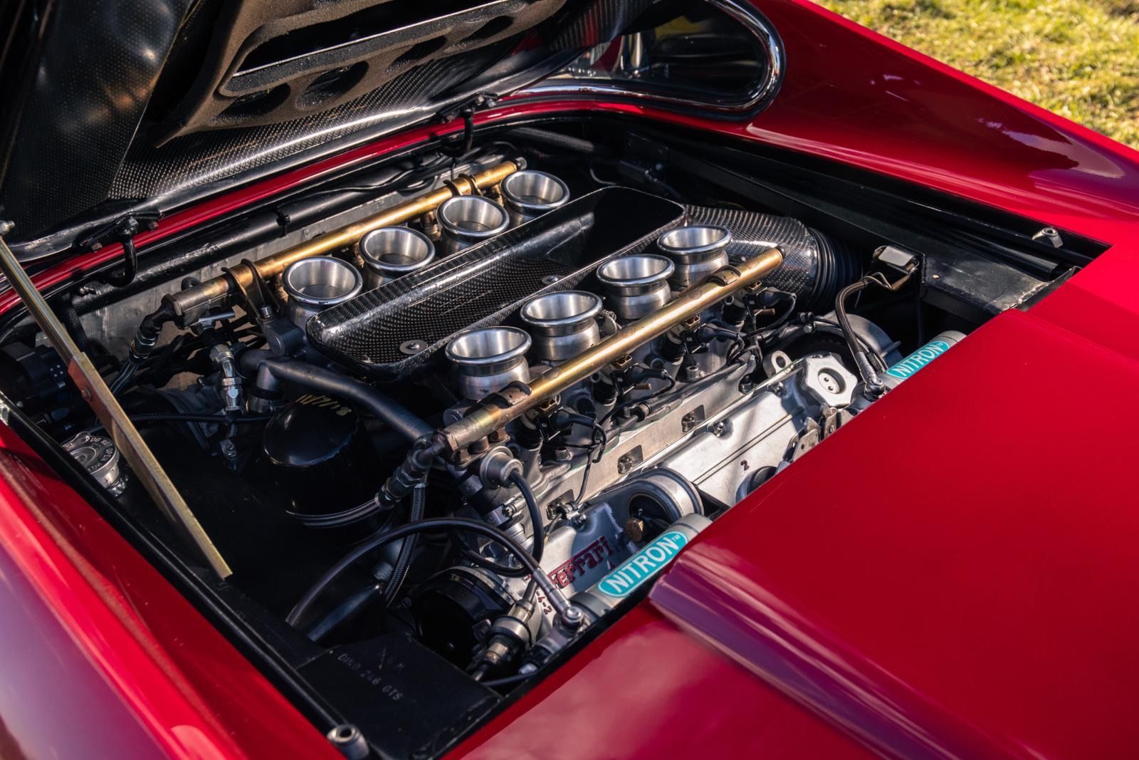 Ferrari Dino Restomod Moto Technique