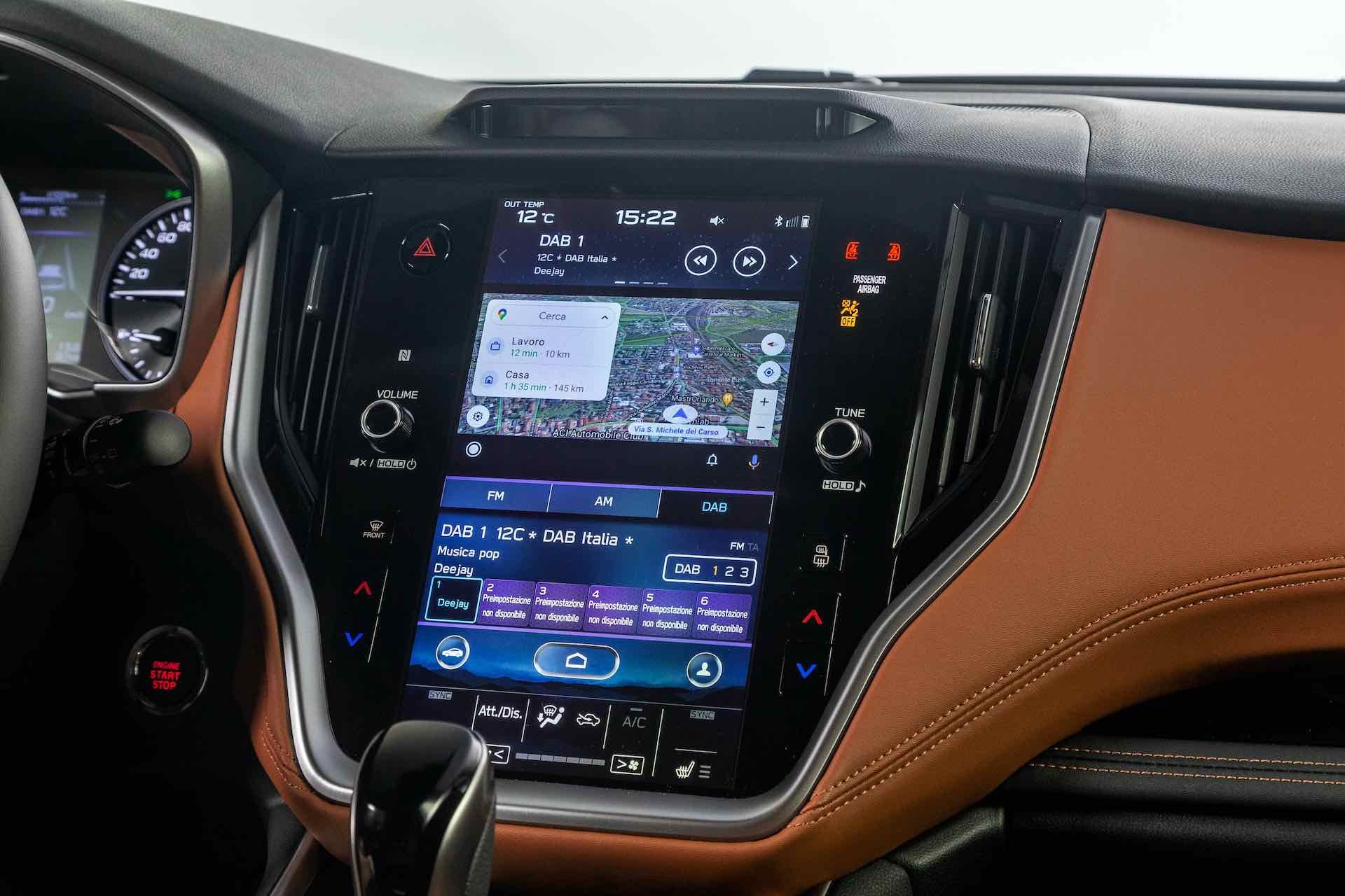 Subaru Outback display touch