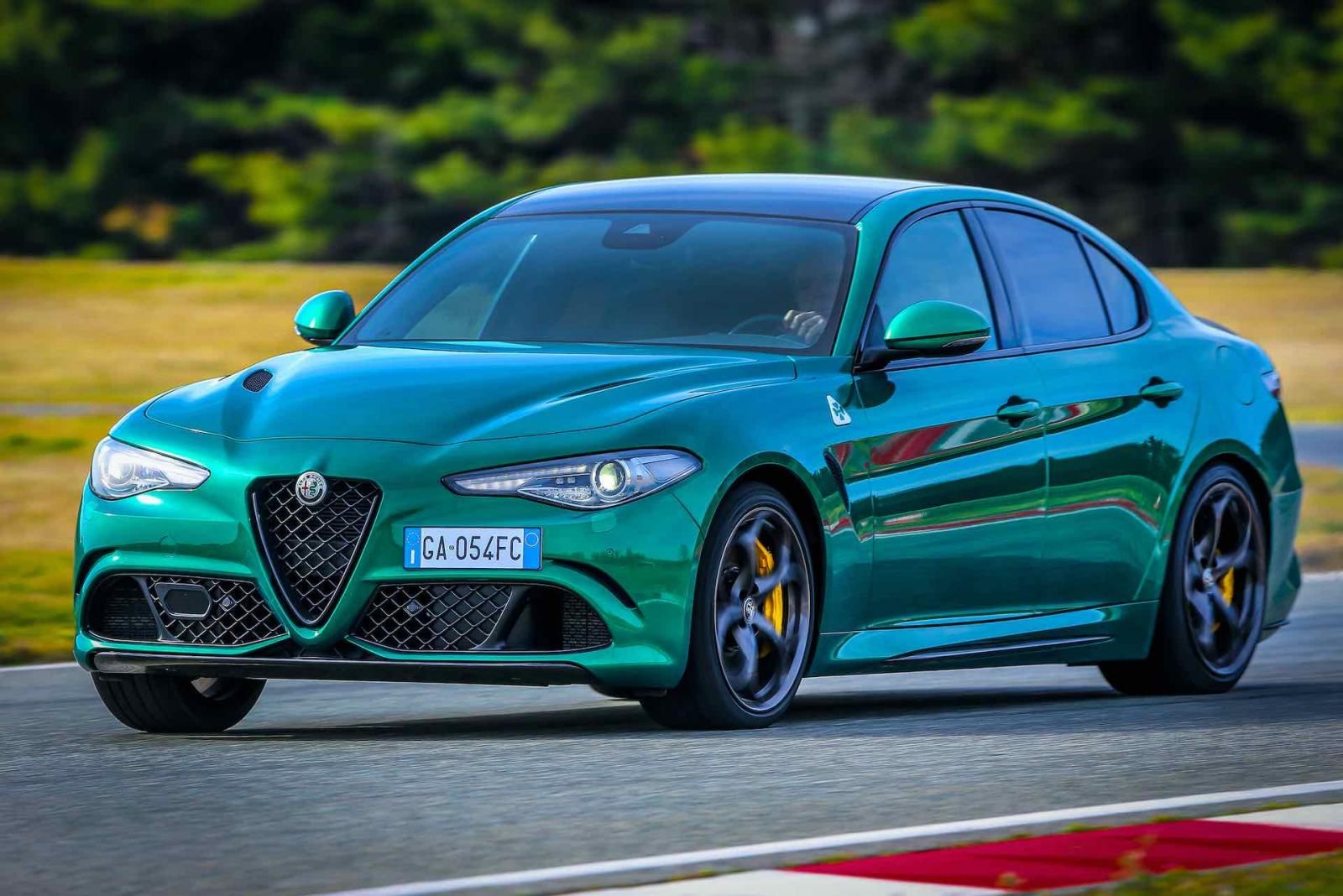 Alfa Romeo Giulia Quadrifoglio pista Balocco