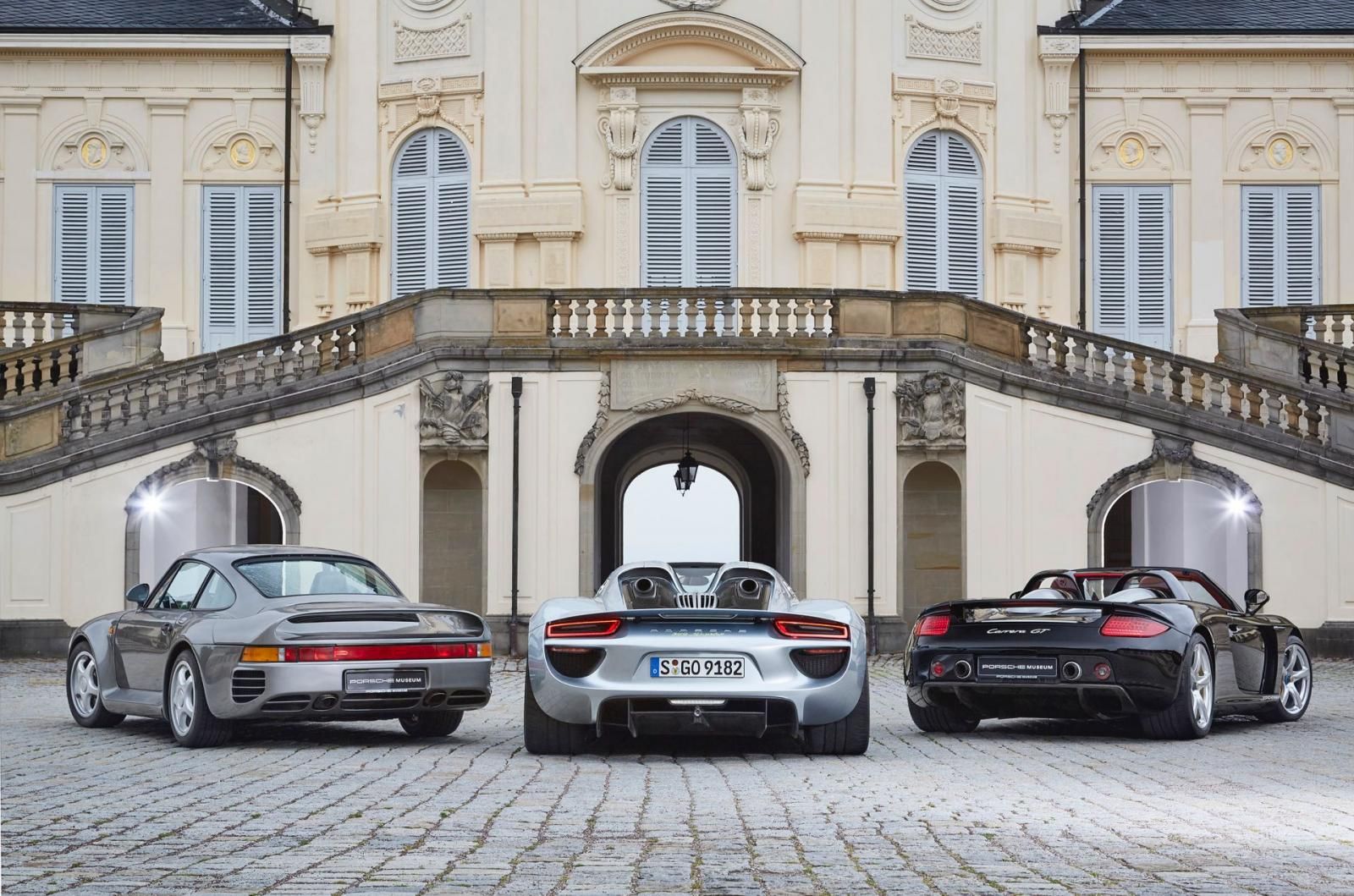 porsche 959, Carrera GT e 918 Hybrid