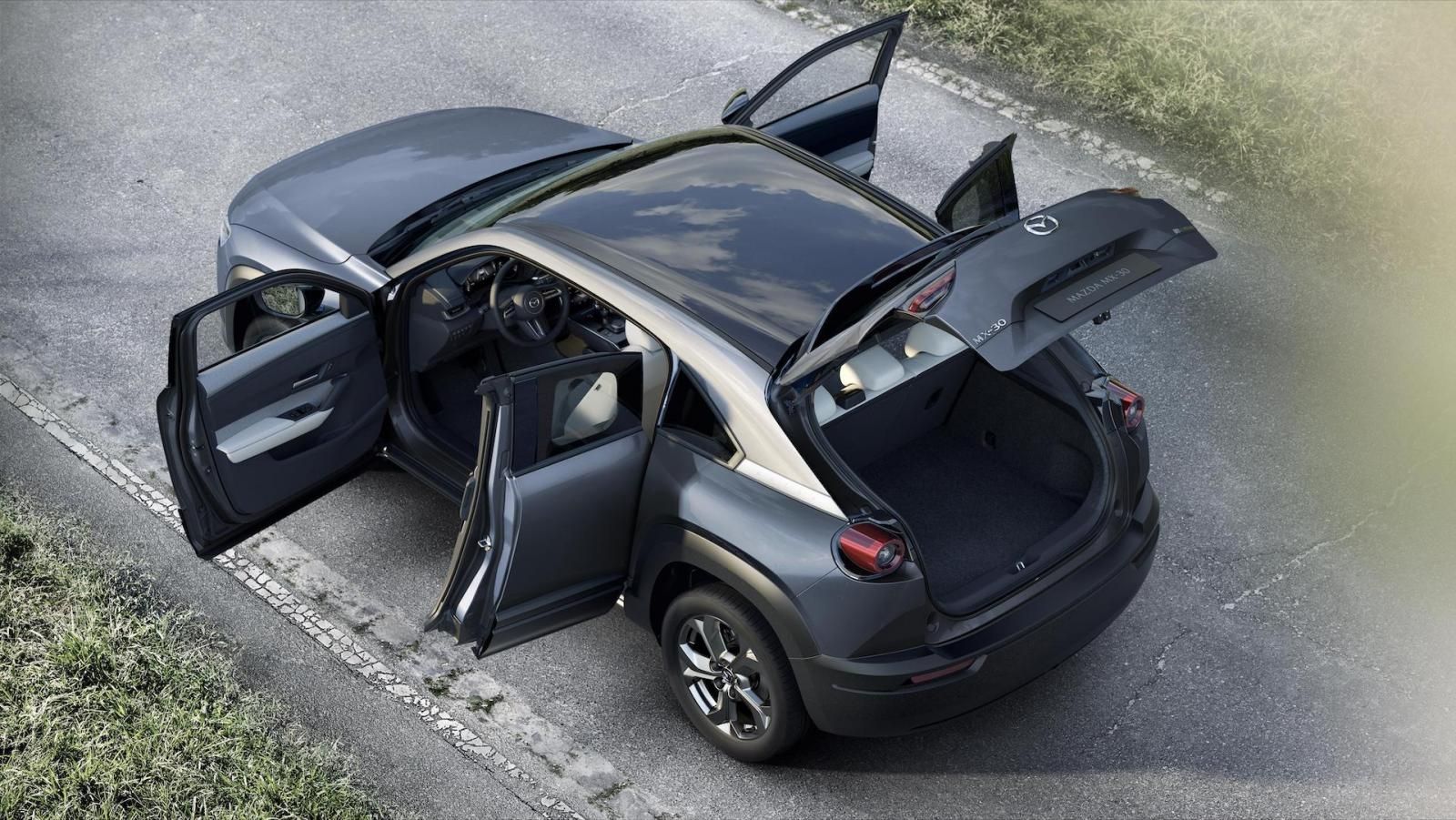 mazda_mx-30 dall'alto