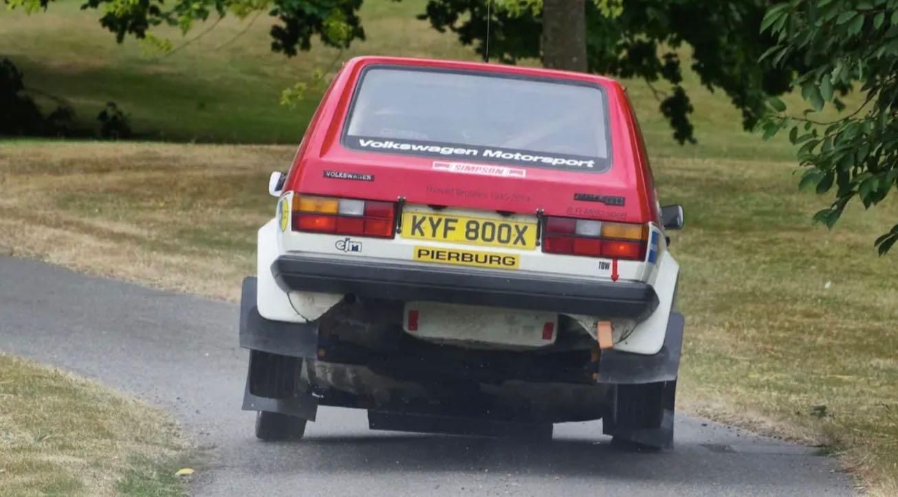 Firle Beacon festival 2022 Volkswagen Golf salto