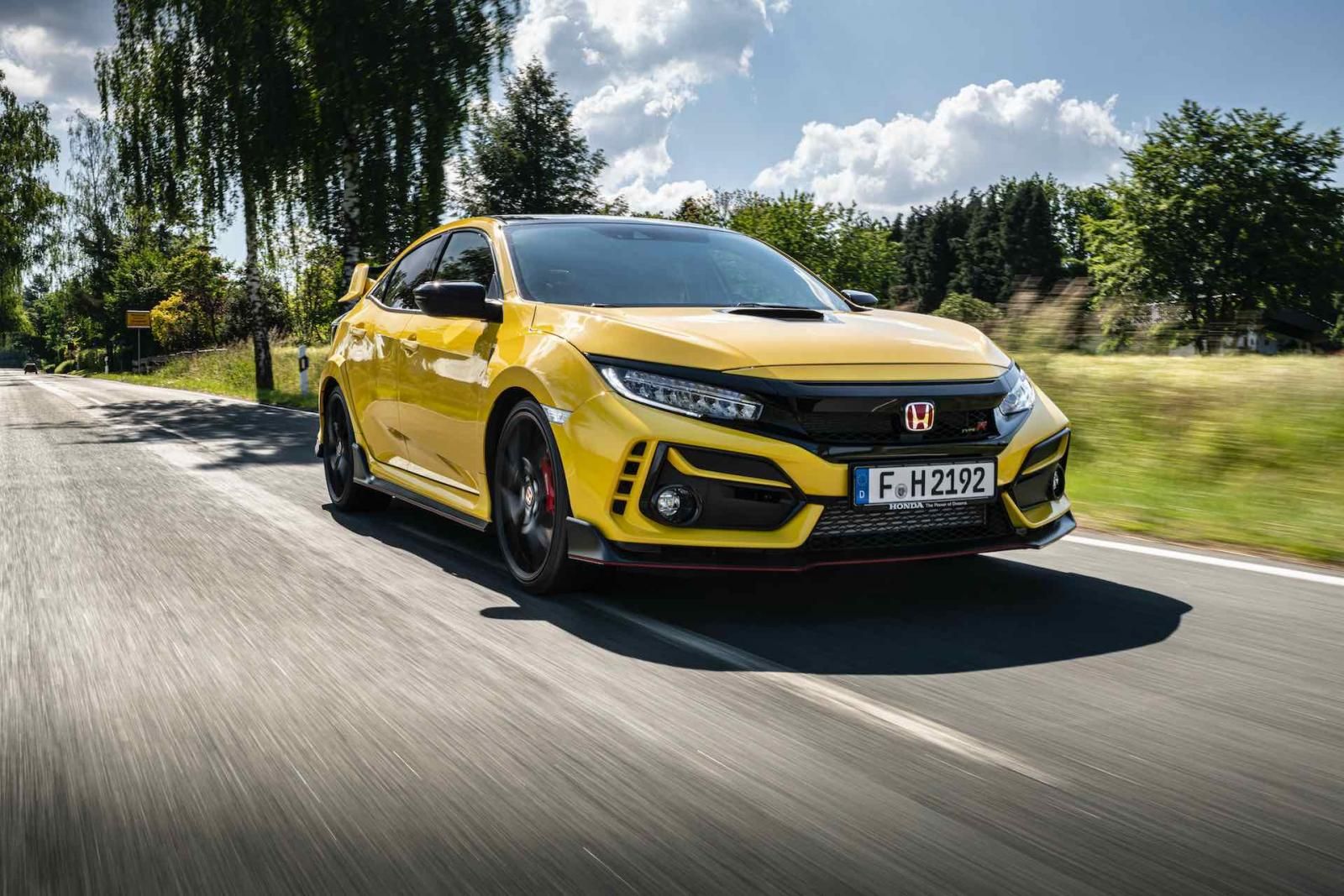 Honda Civic Type R 2018 - gialla