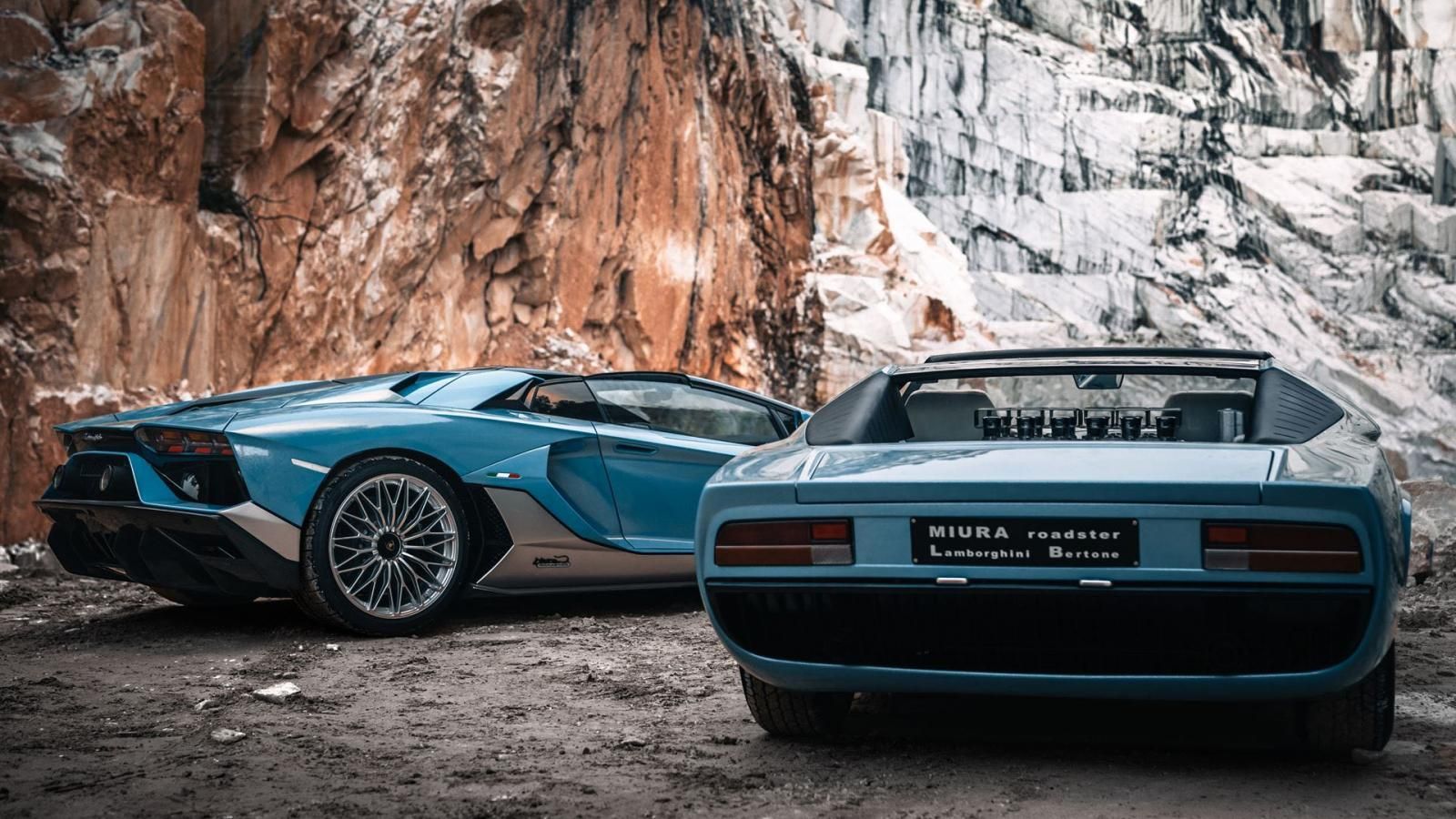 Lamborghini Aventador Ad-Personam Ultimae Roadster e Miura Roadster