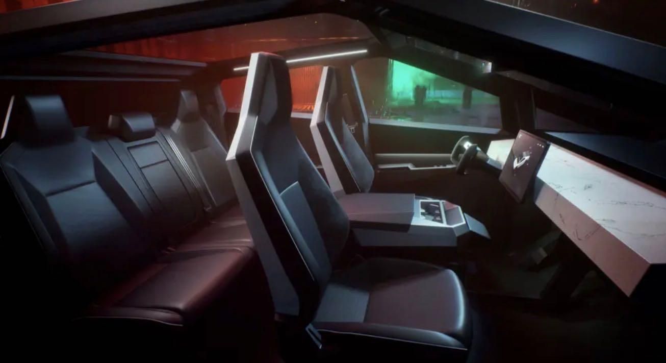 Tesla-Cybertruck interno