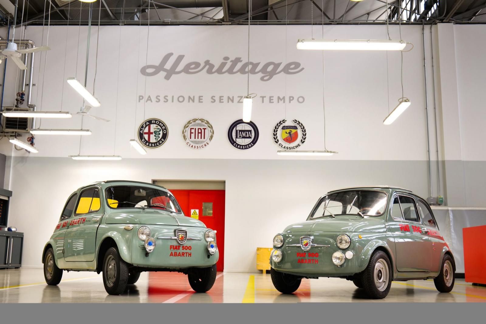 Abarth Classiche 500 Record Monza '58 e Fiat 500 Abarth Record Monza