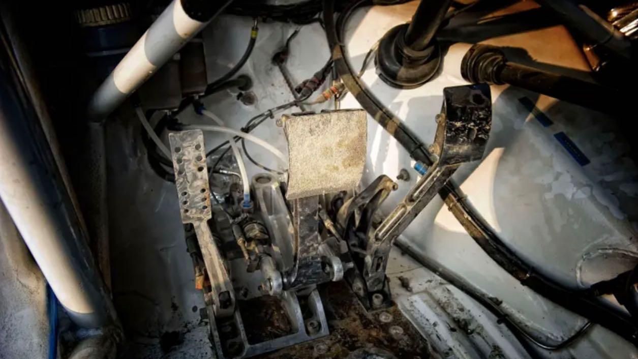 Pedaliera auto da rally