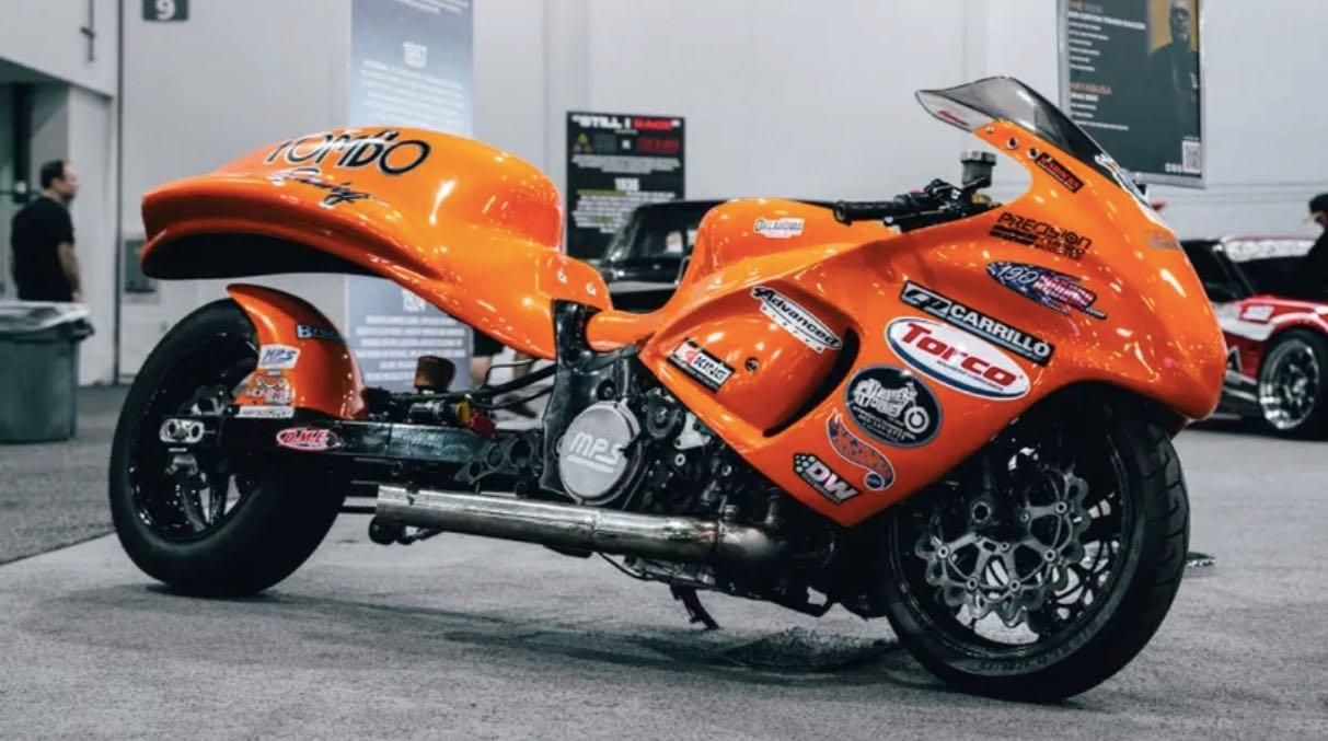 SEMA 2022 Suzuki Hayabusa Dragster