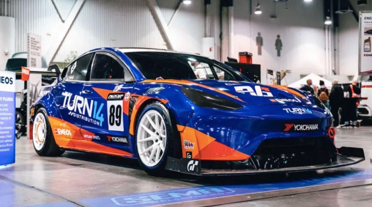 SEMA 2022 Tesla Pikes Peak