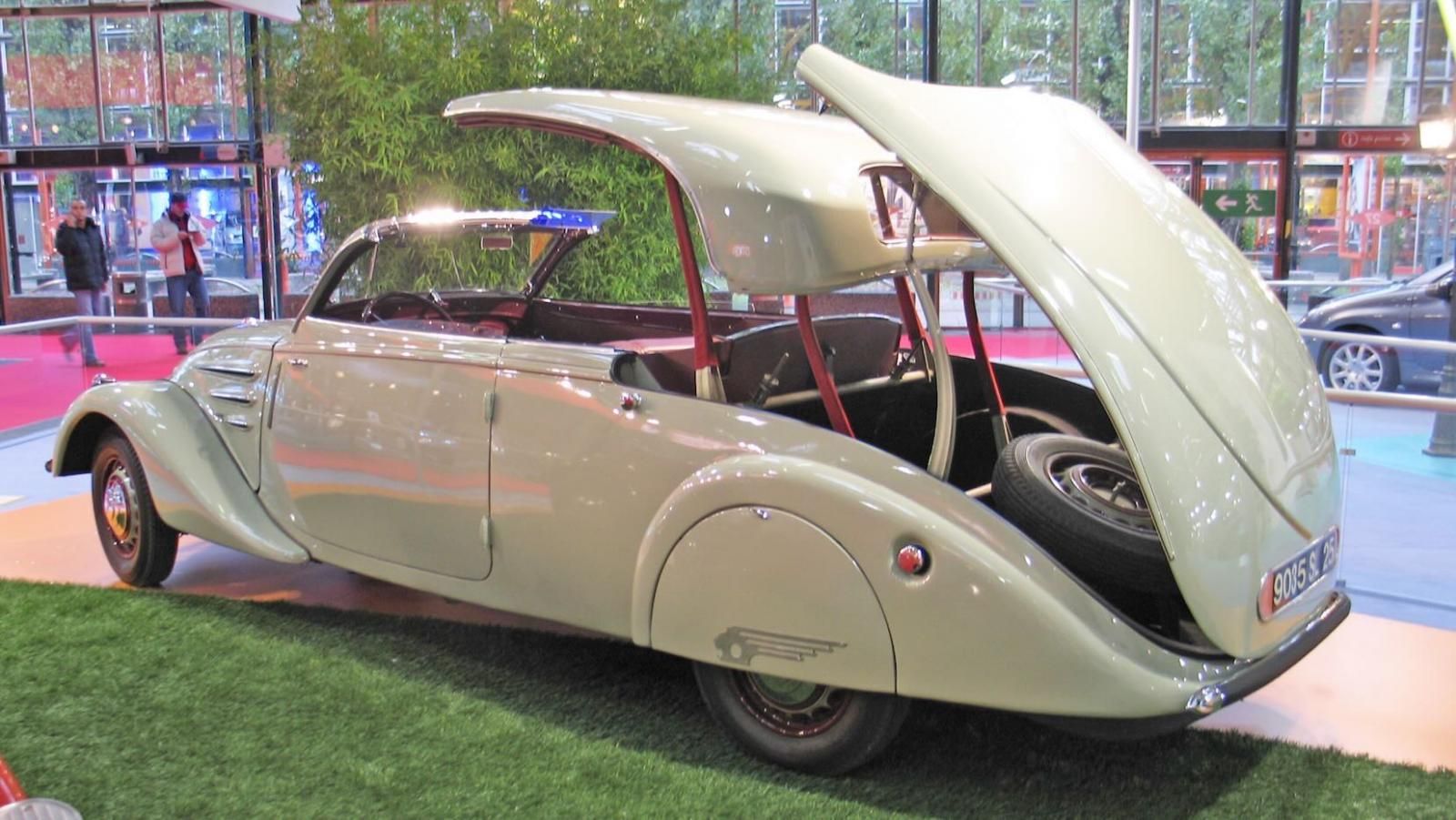 Peugeot 402 Eclipse, tetto apribile