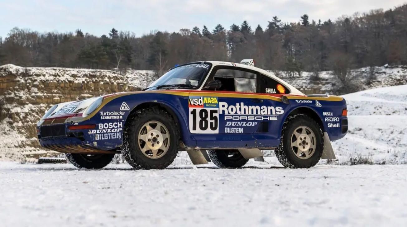 Porsche 959 Rothmans Paris-Dakar Ickx 1986 restauro