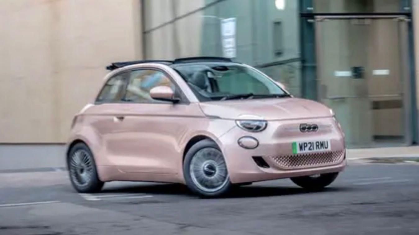 nuova Fiat 500e cabrio