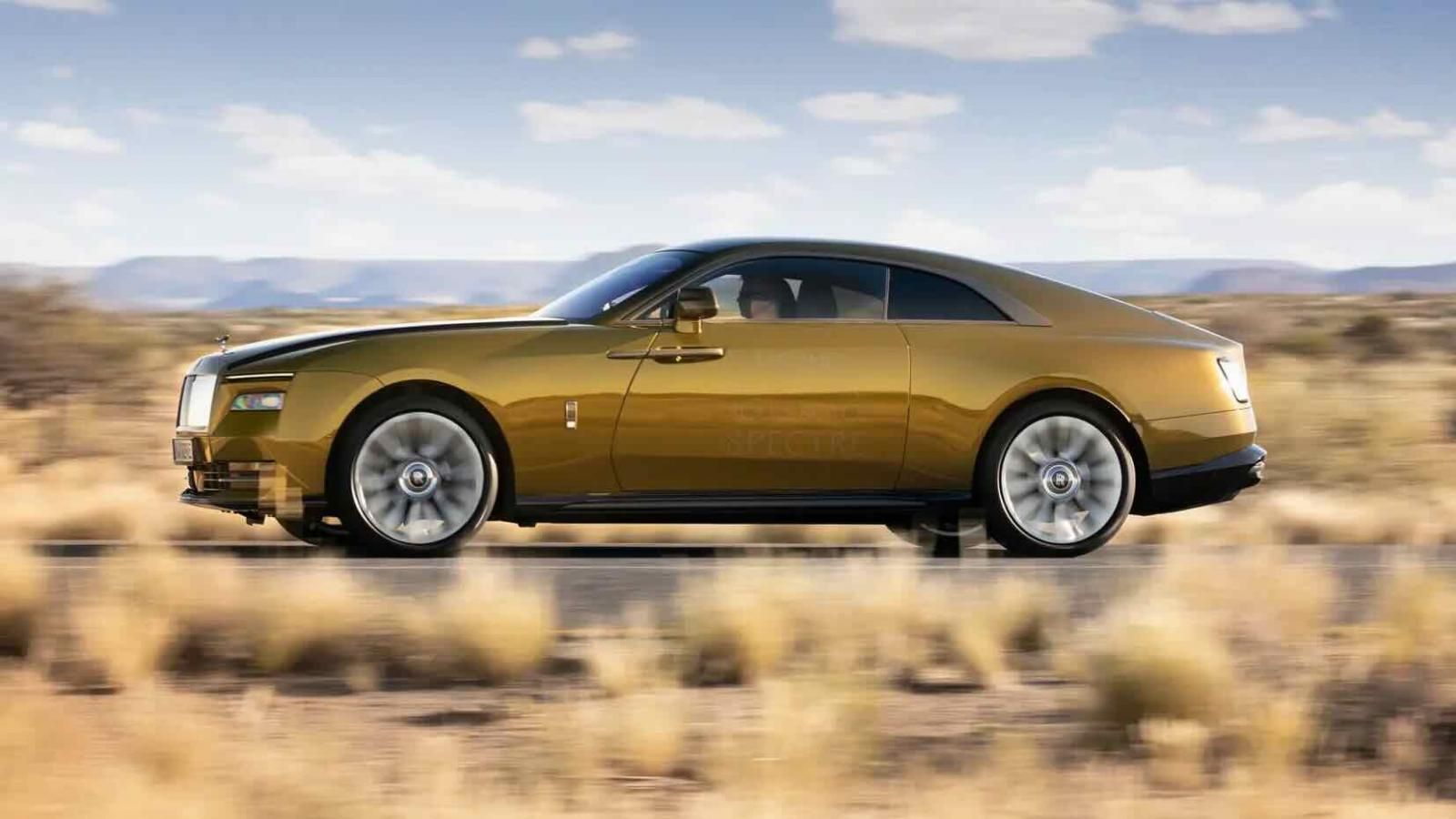 Rolls Royce Spectre, linea di cintura alta