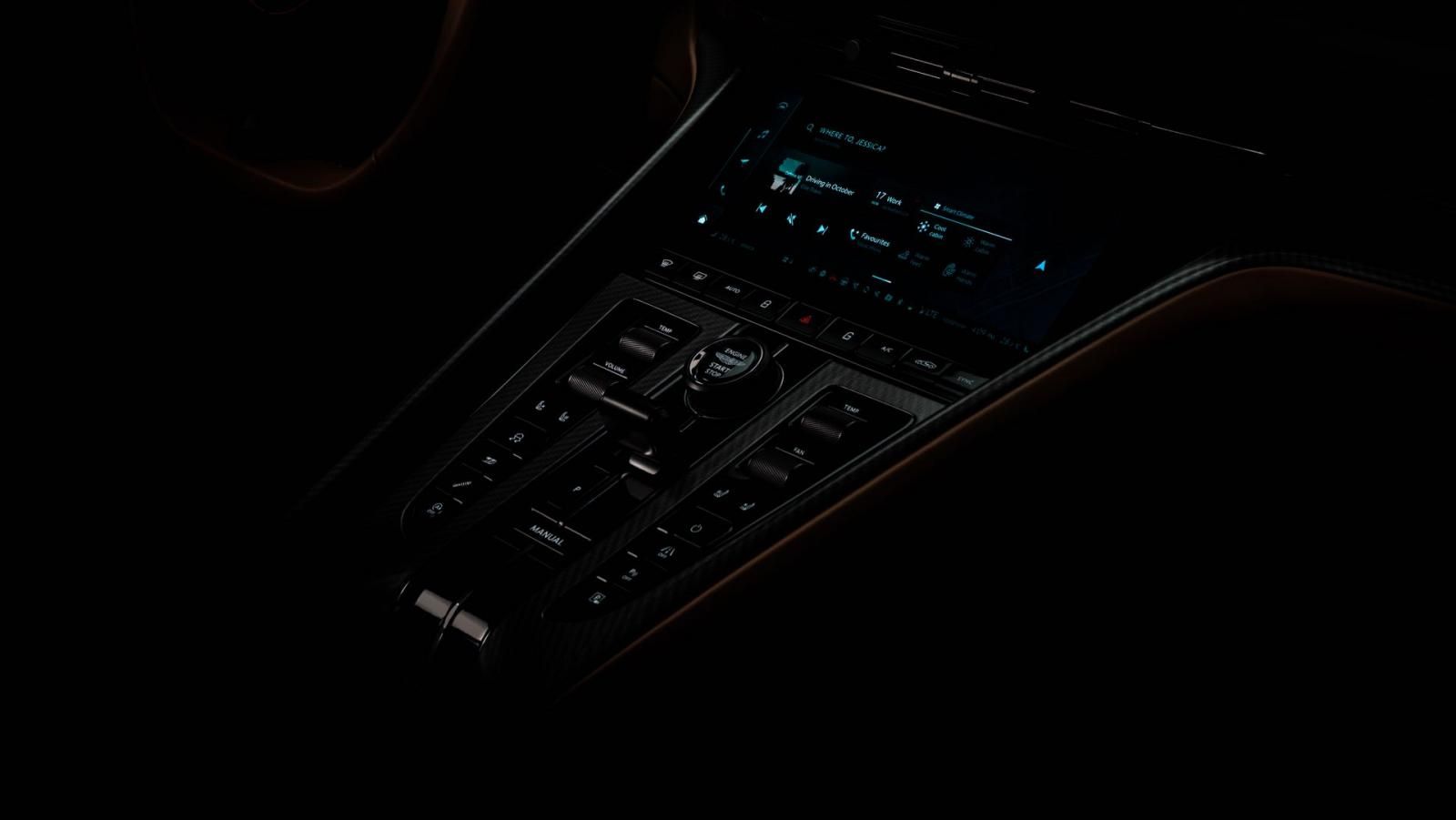 Aston Martin DB12 console