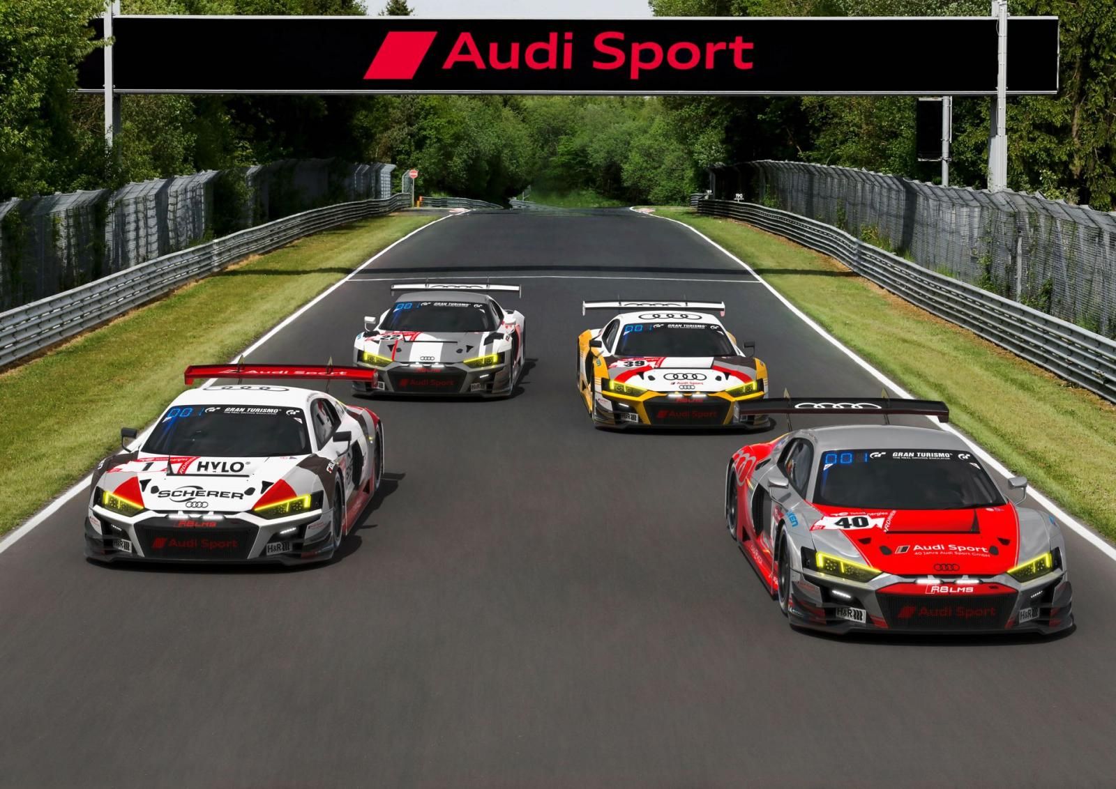 Audi R8 LMS livree celebrative