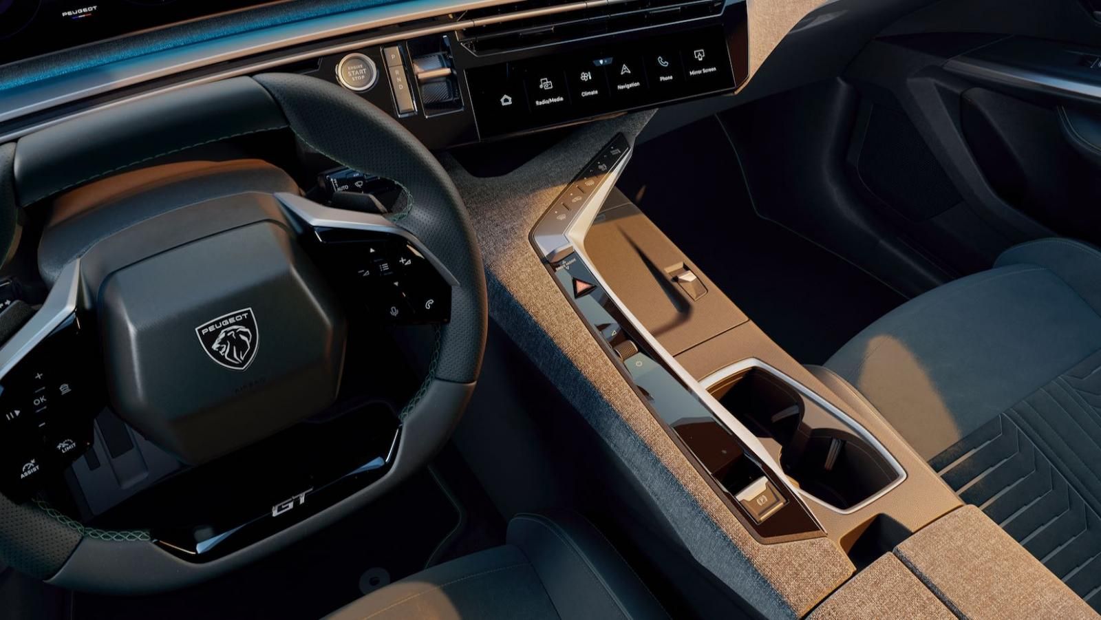 Nuova Peugeout 3008, interni e i-Cockpit