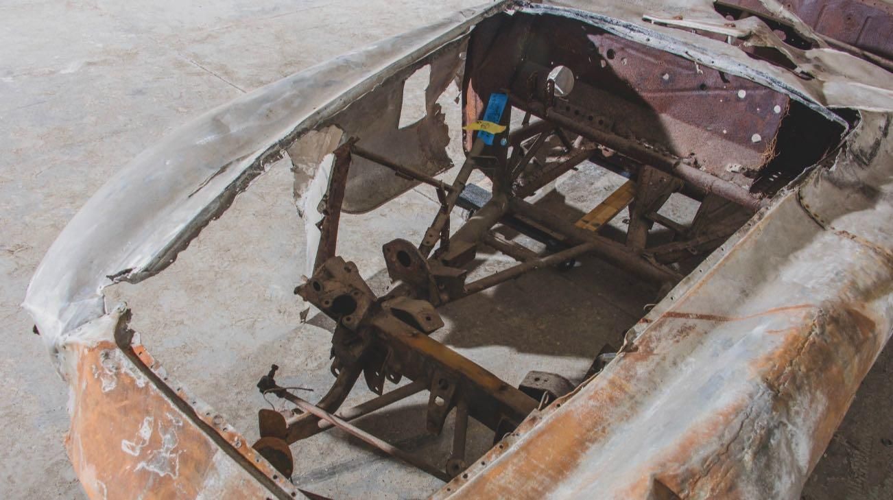 Ferrari 550 Mondial Spider incidentata