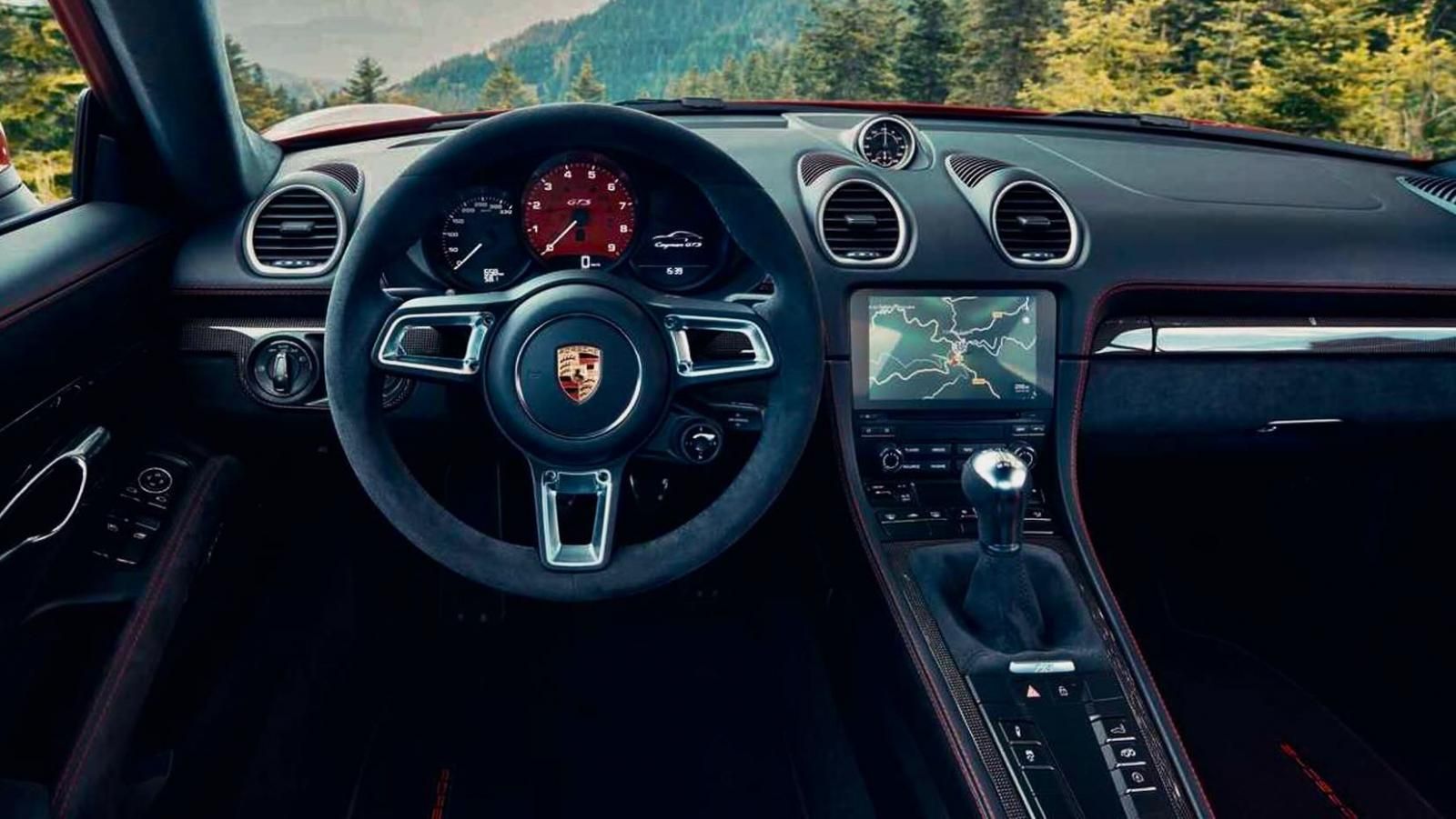 Porsche 718 Cayman, cambio manuale