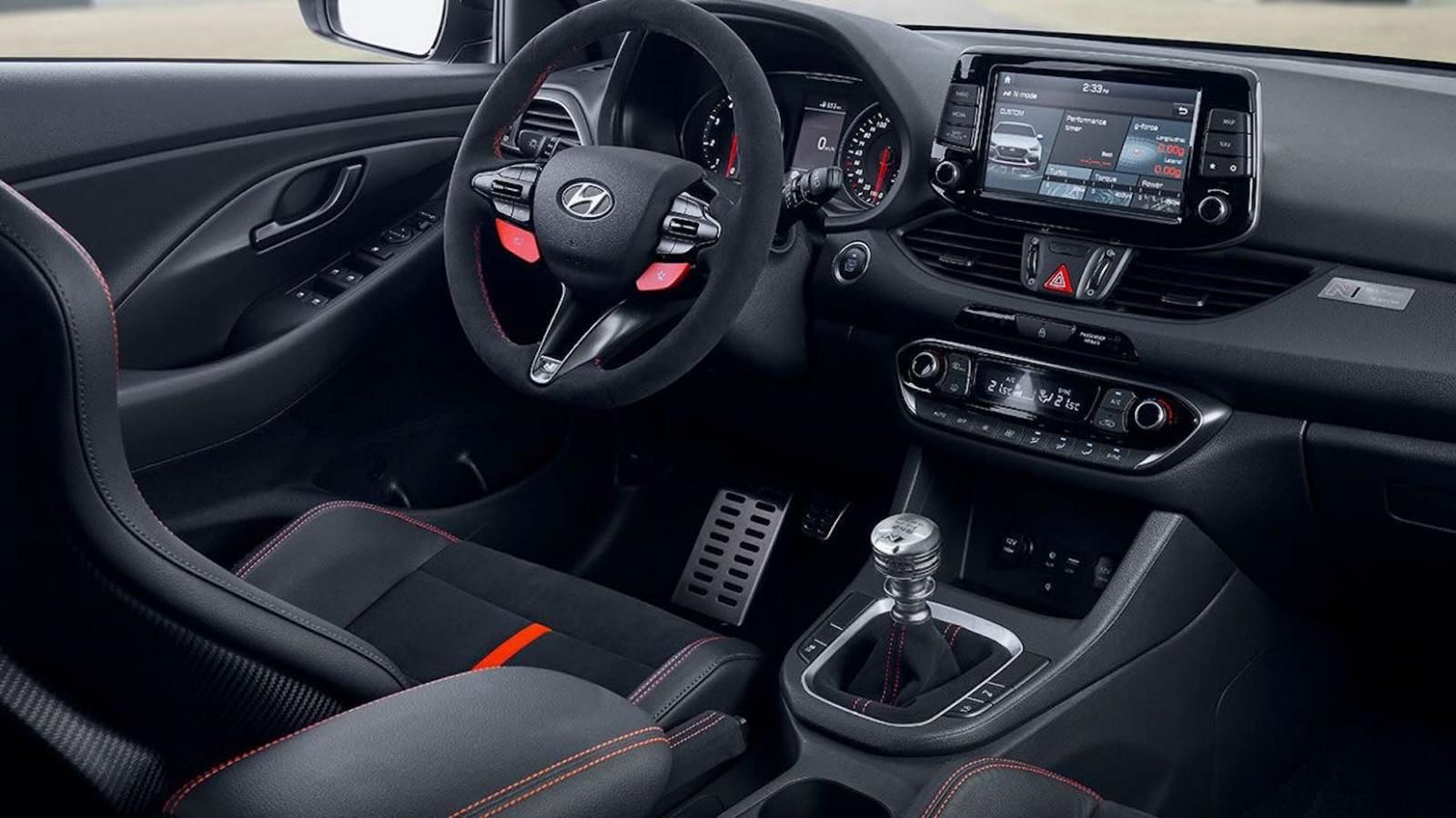 Hyundai i30N, cambio manuale