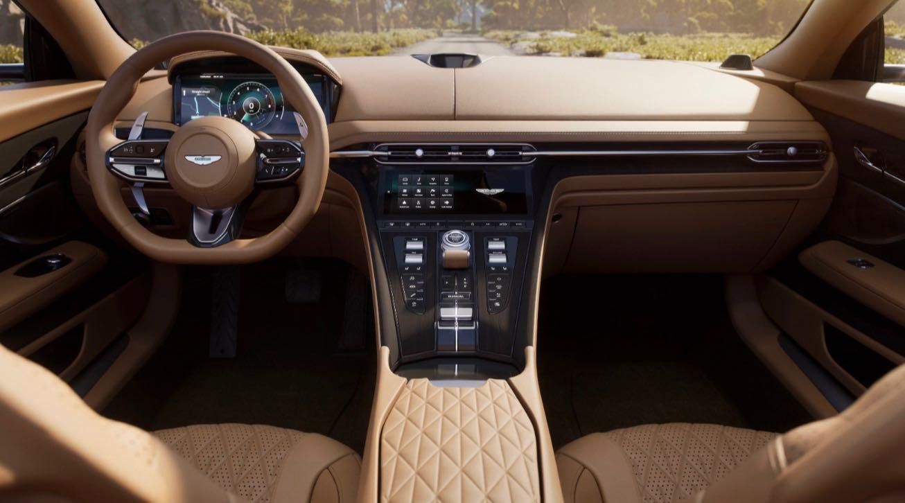 Aston Martin DB12 Volante plancia