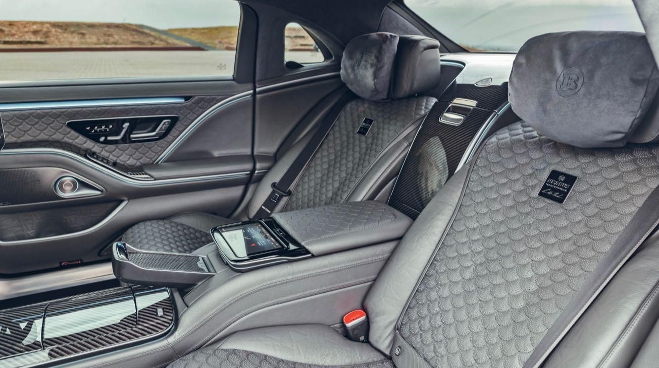 Brabus 850 V12 Mercedes Maybach S 680 sedili posteriori