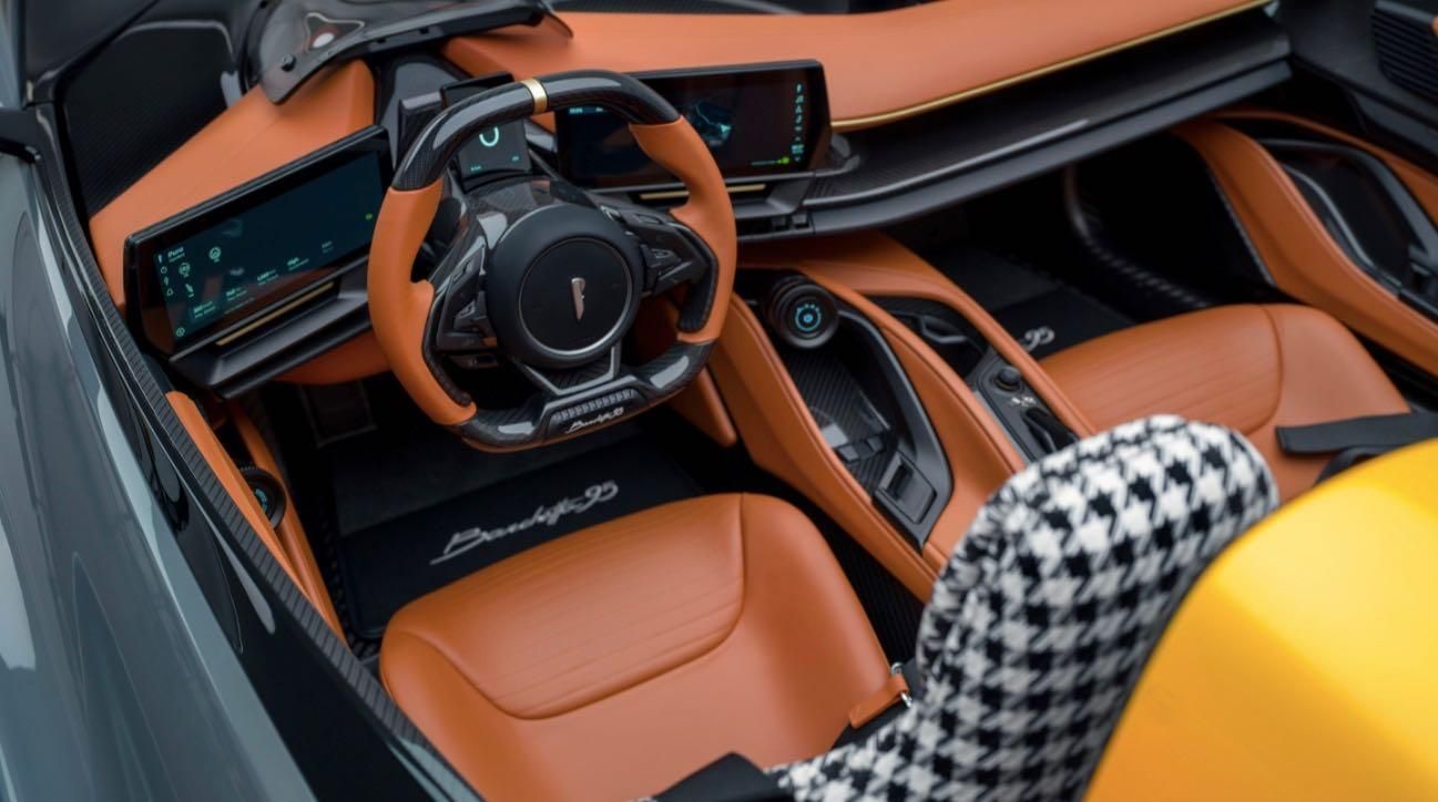 Pininfarina B95 grigia e gialla