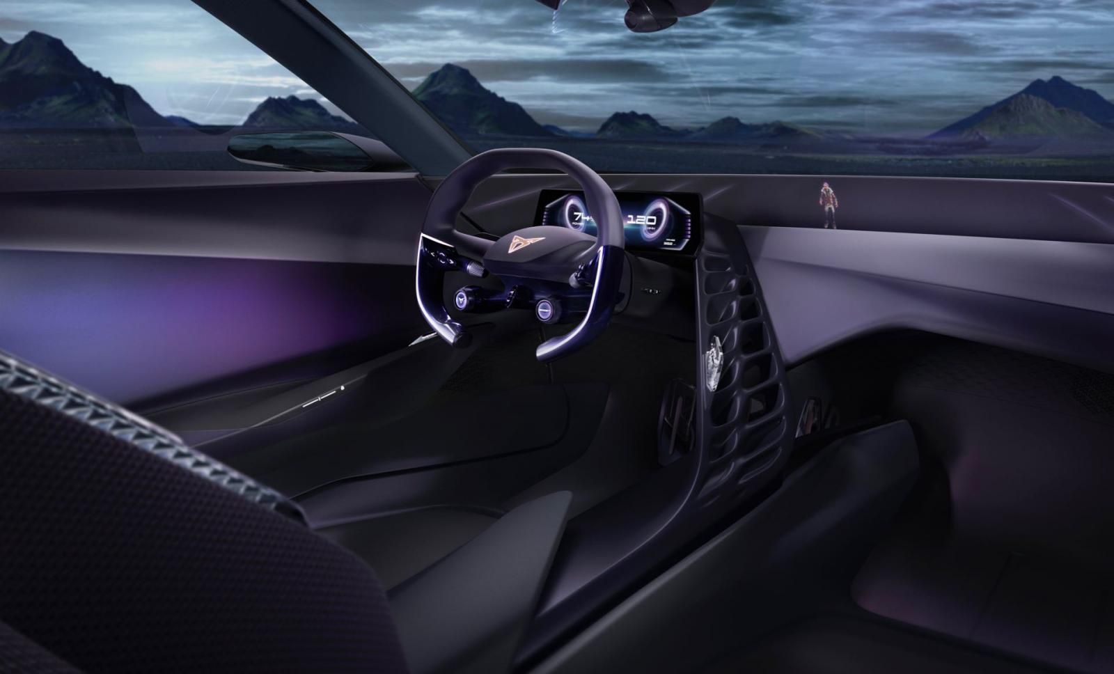 Cupra DarkRebel interno