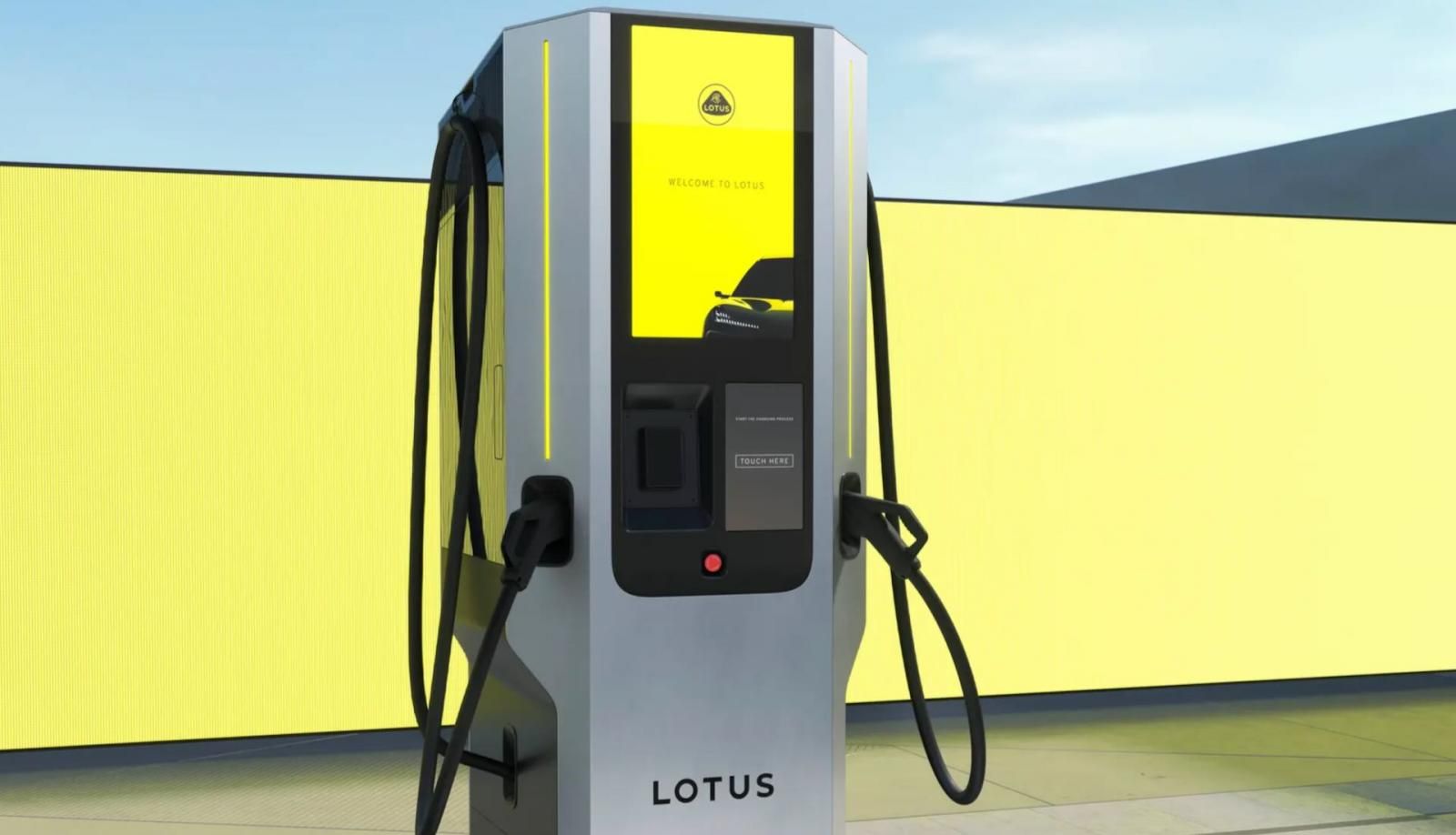 Colonnine Lotus ultra-fast 450kW charger