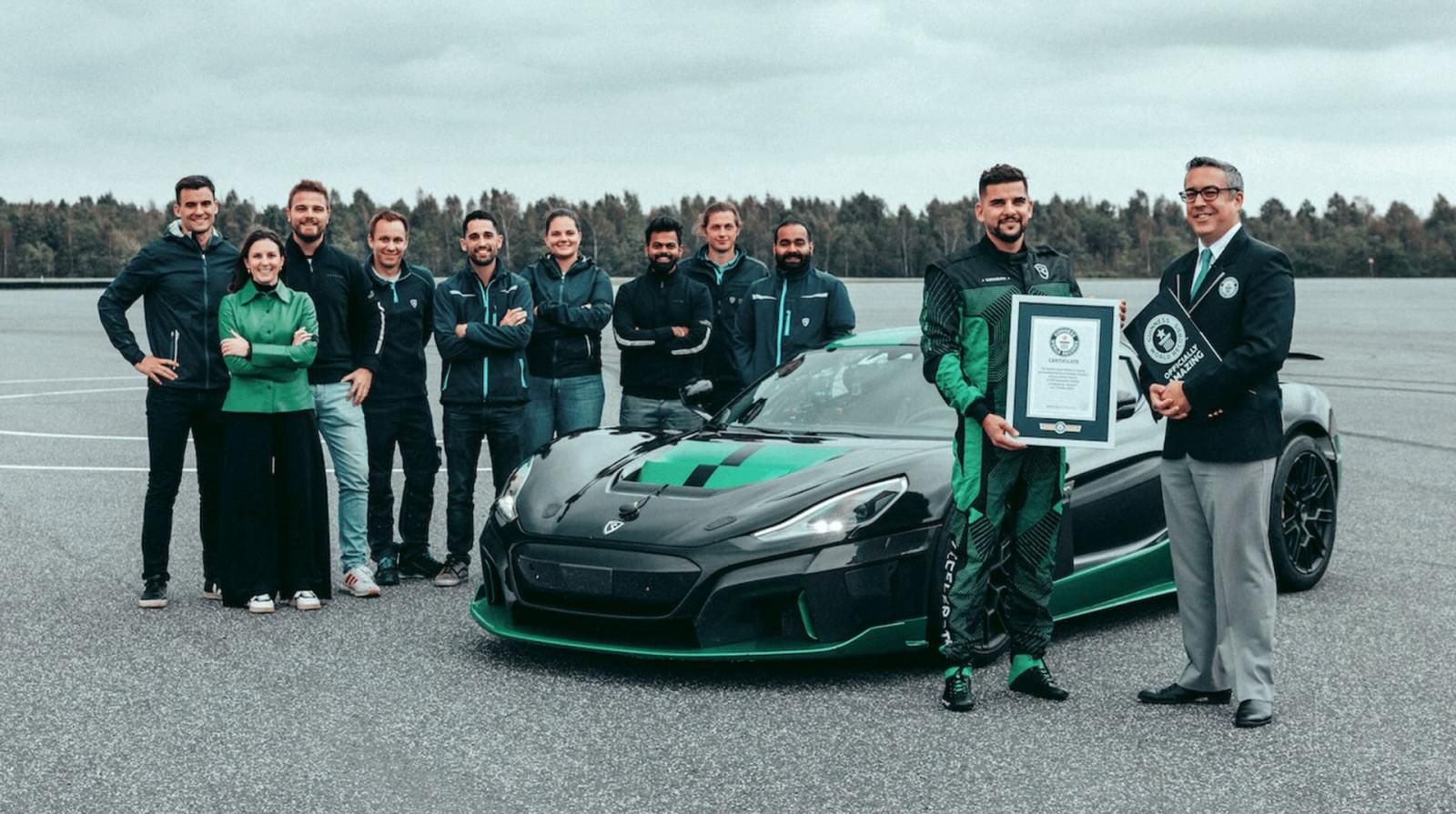 Rimac Nevera Guinness World Record