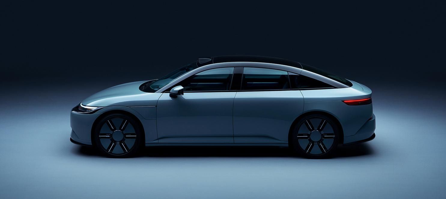 Sony Honda Mobility Afeela, vista laterale