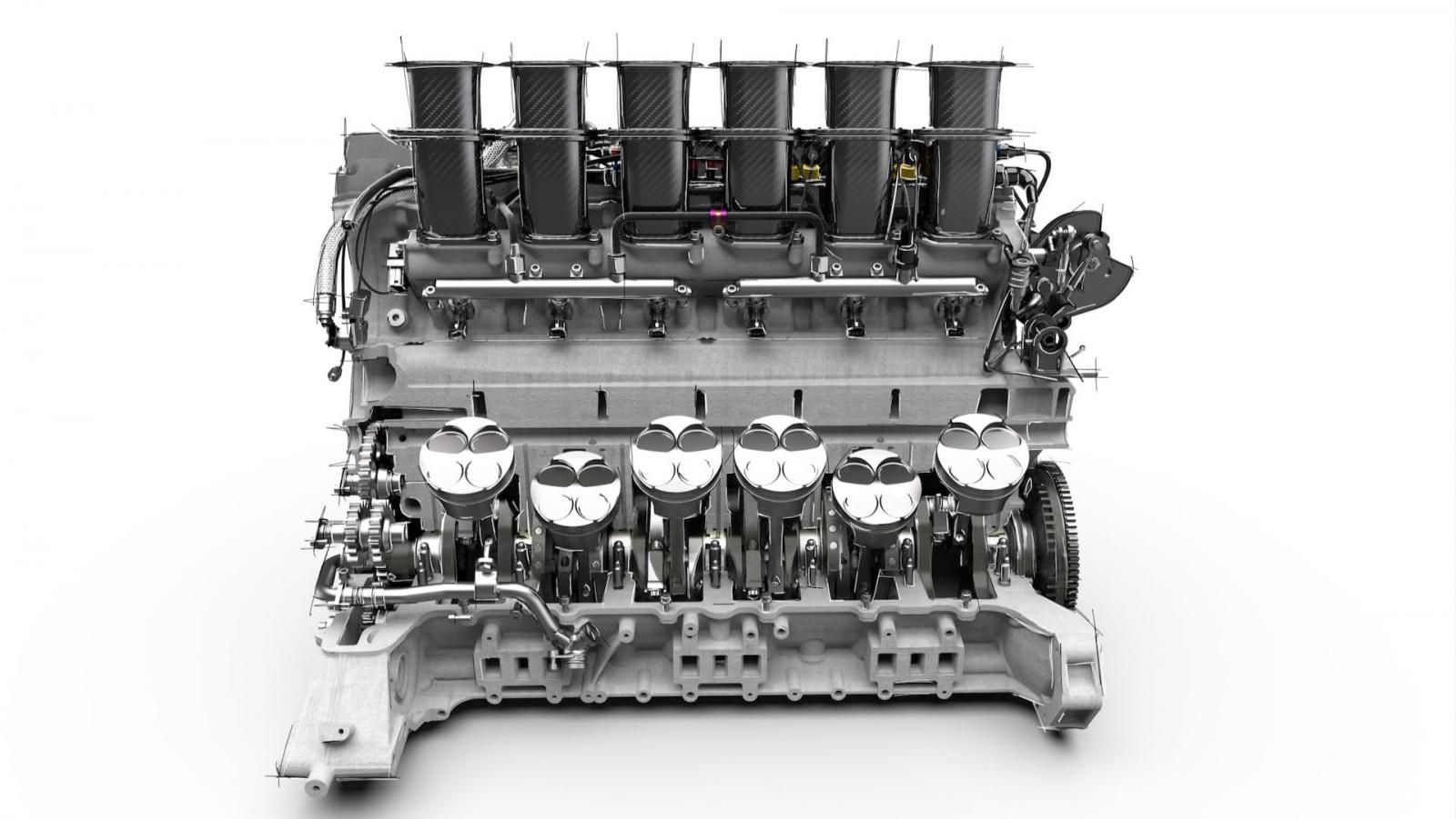 Nuova Pagani Huayra R Evo, il motore V12