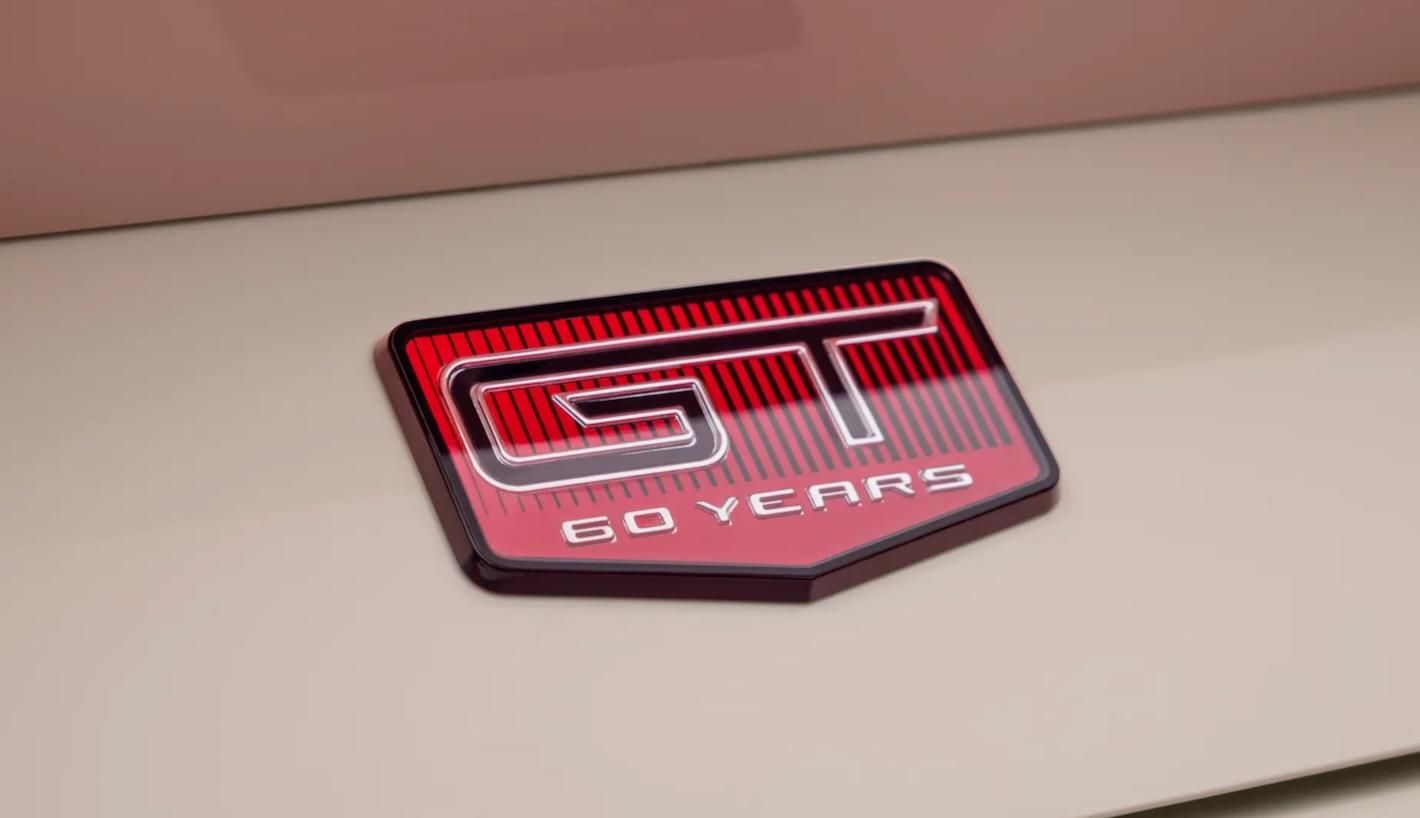 logo Ford Mustang 60th Anniversary Package