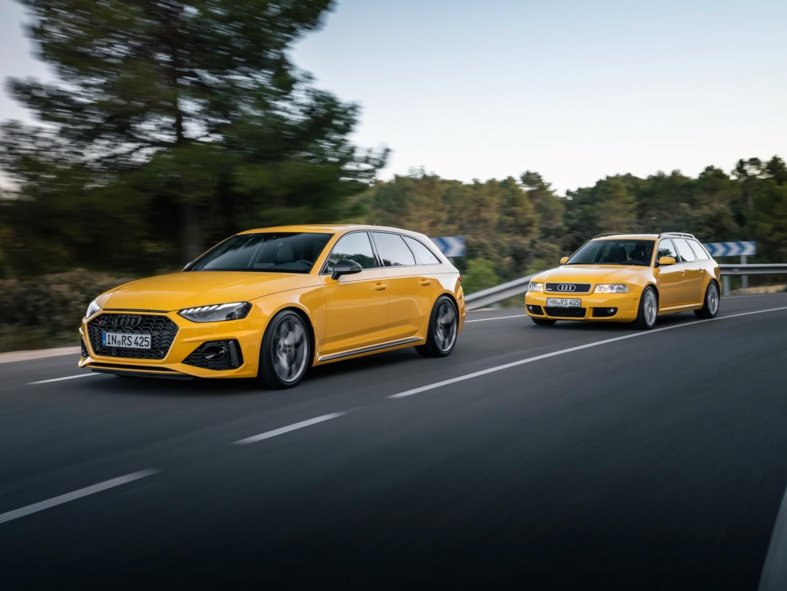 Audi RS4 Avant Edition 25 Years Imola Yellow