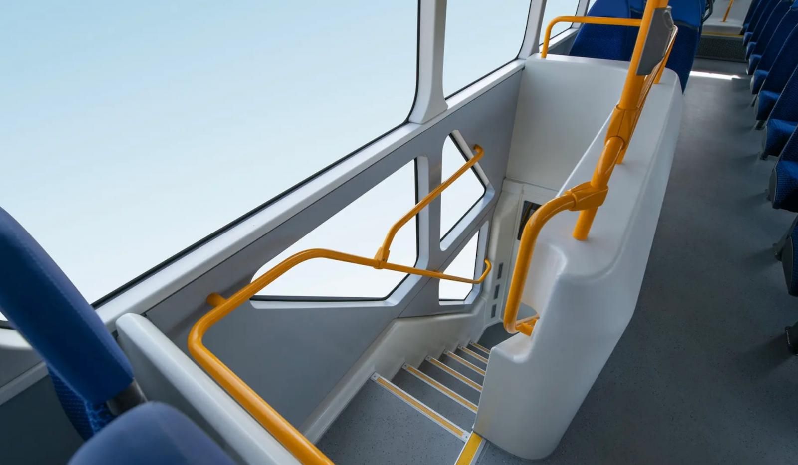 Interno Autobus a due piani di Londra BYD BD11