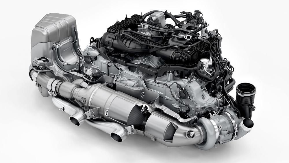 Motore Porsche 911 992 t-hybrid