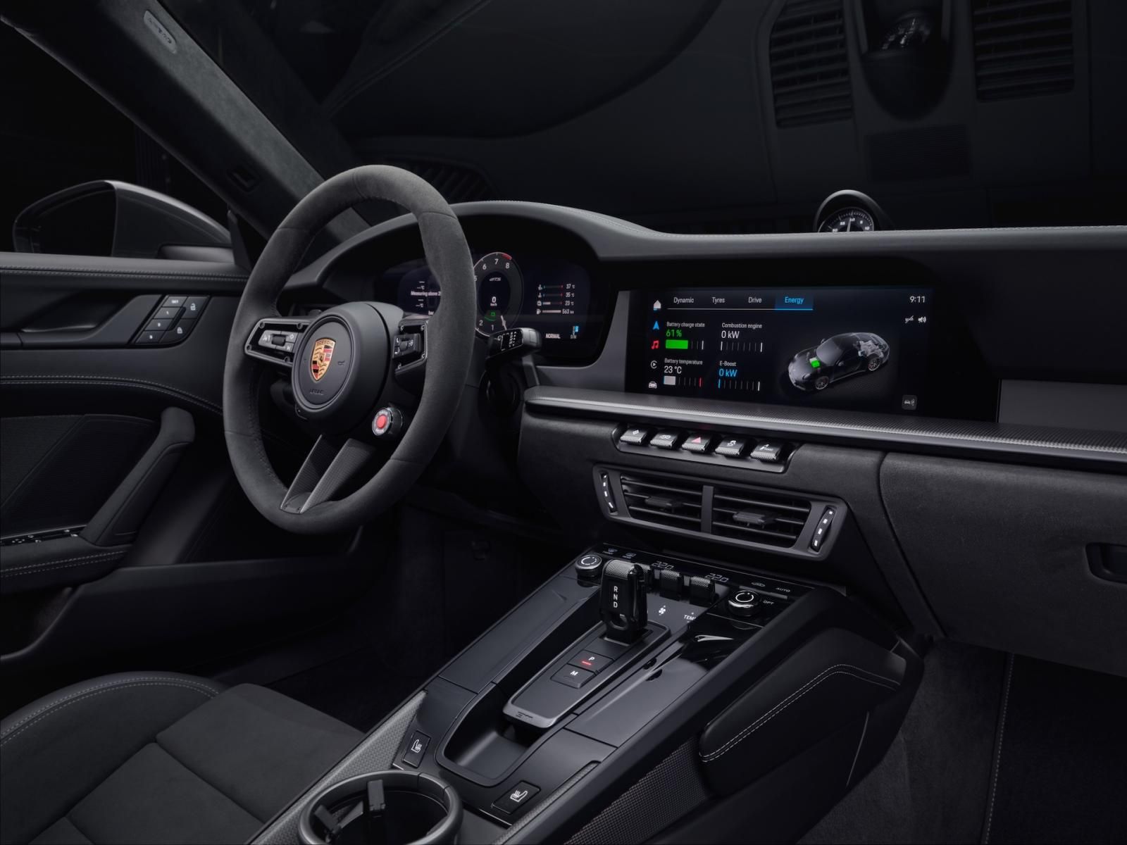 Porsche 911 restyling plancia