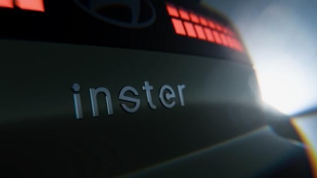 Hyundai Inster teaser logo
