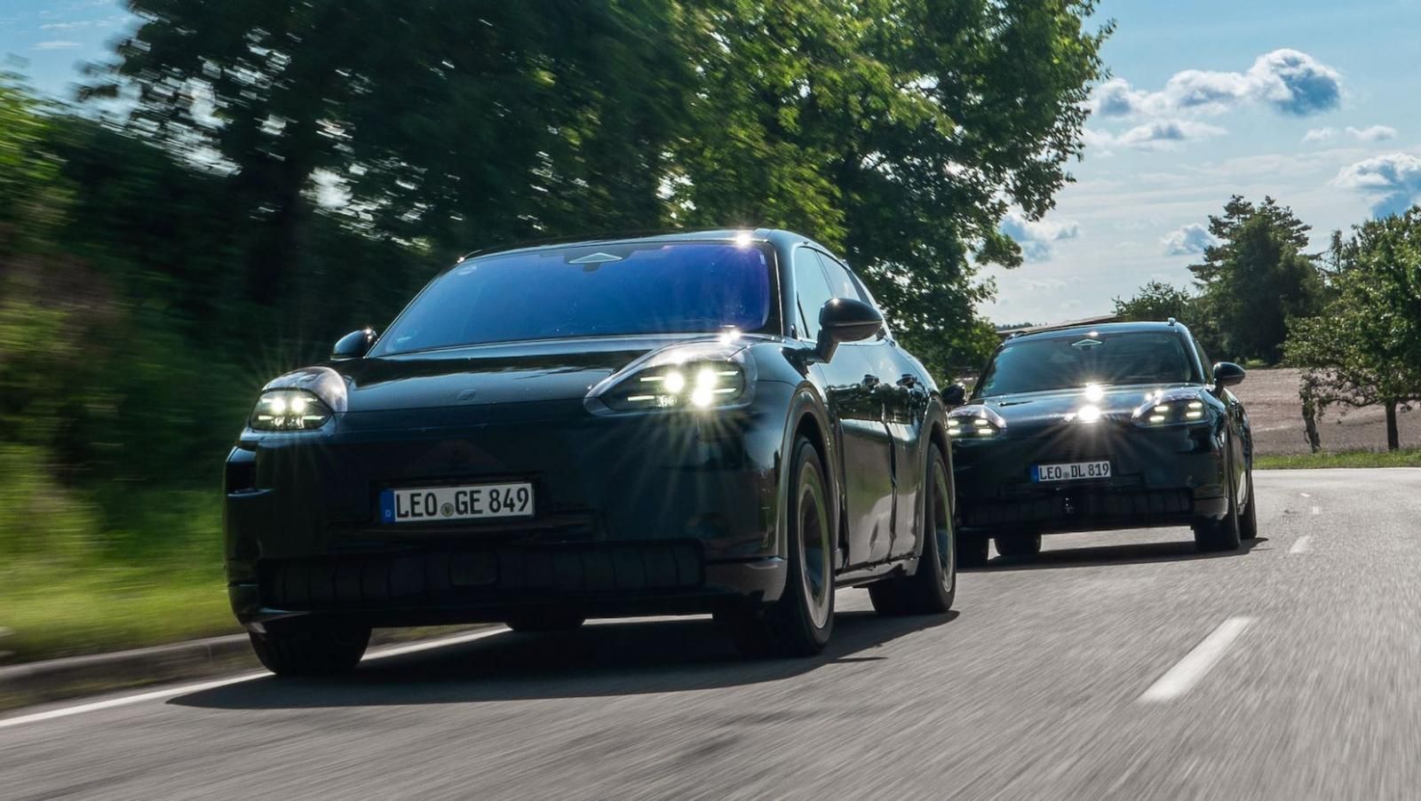 Nuova Porsche Cayenne elettrica, foto spia