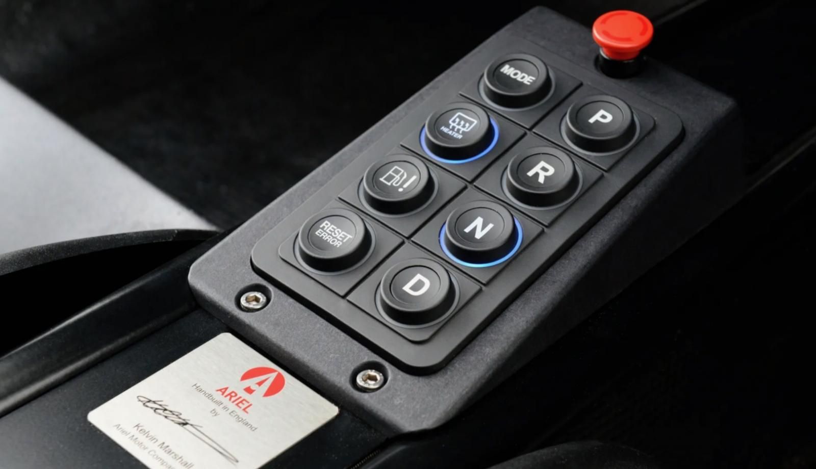 pulsantiera cambio Ariel E-Nomad Concept