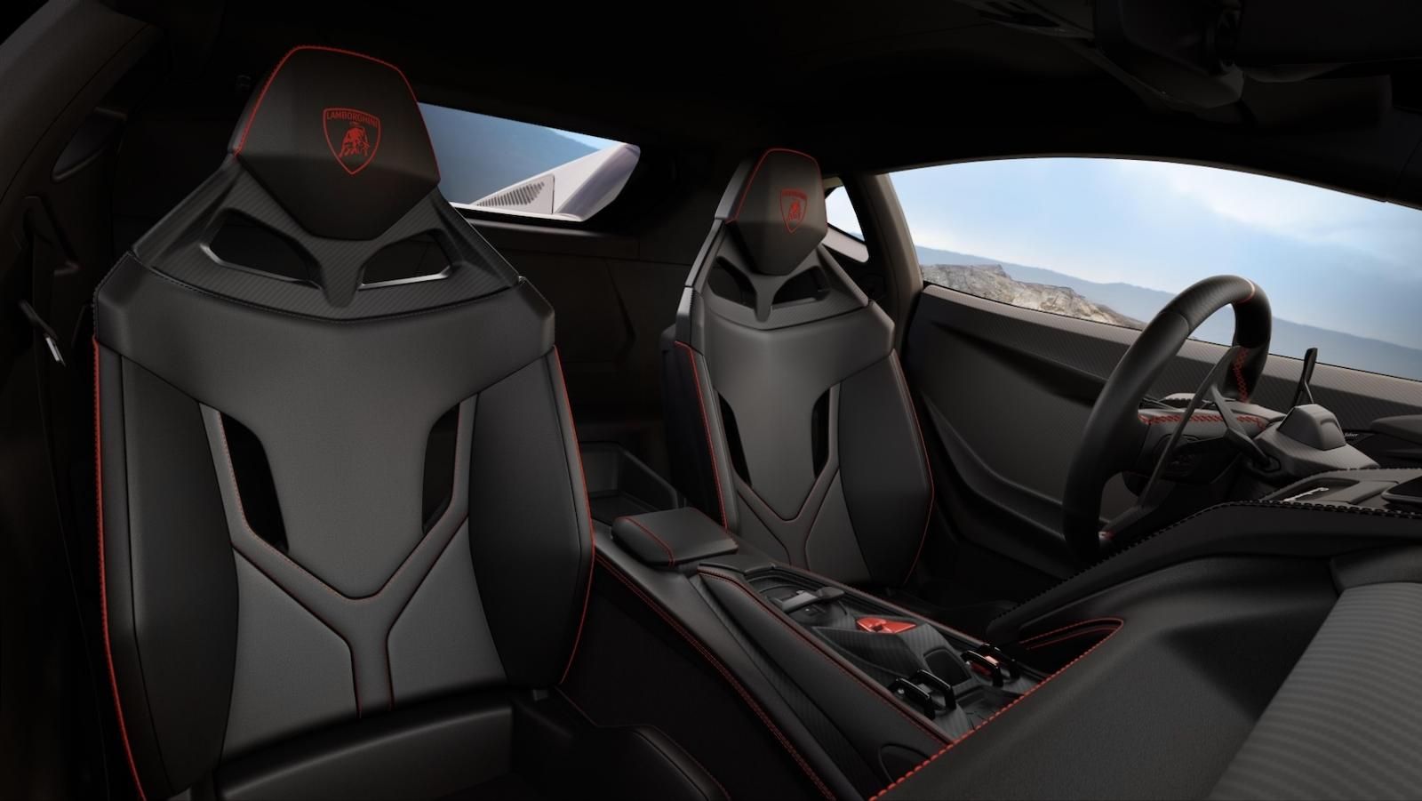 interno Lamborghini Temerario Alleggerita