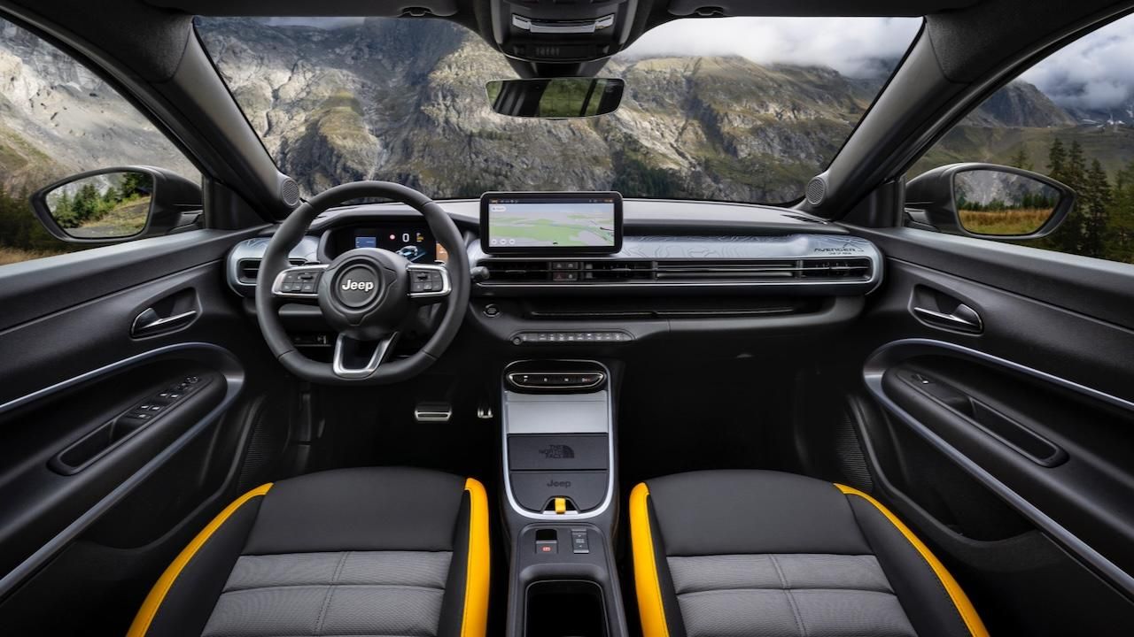 interno Jeep Avenger 4xe The North Face Edition