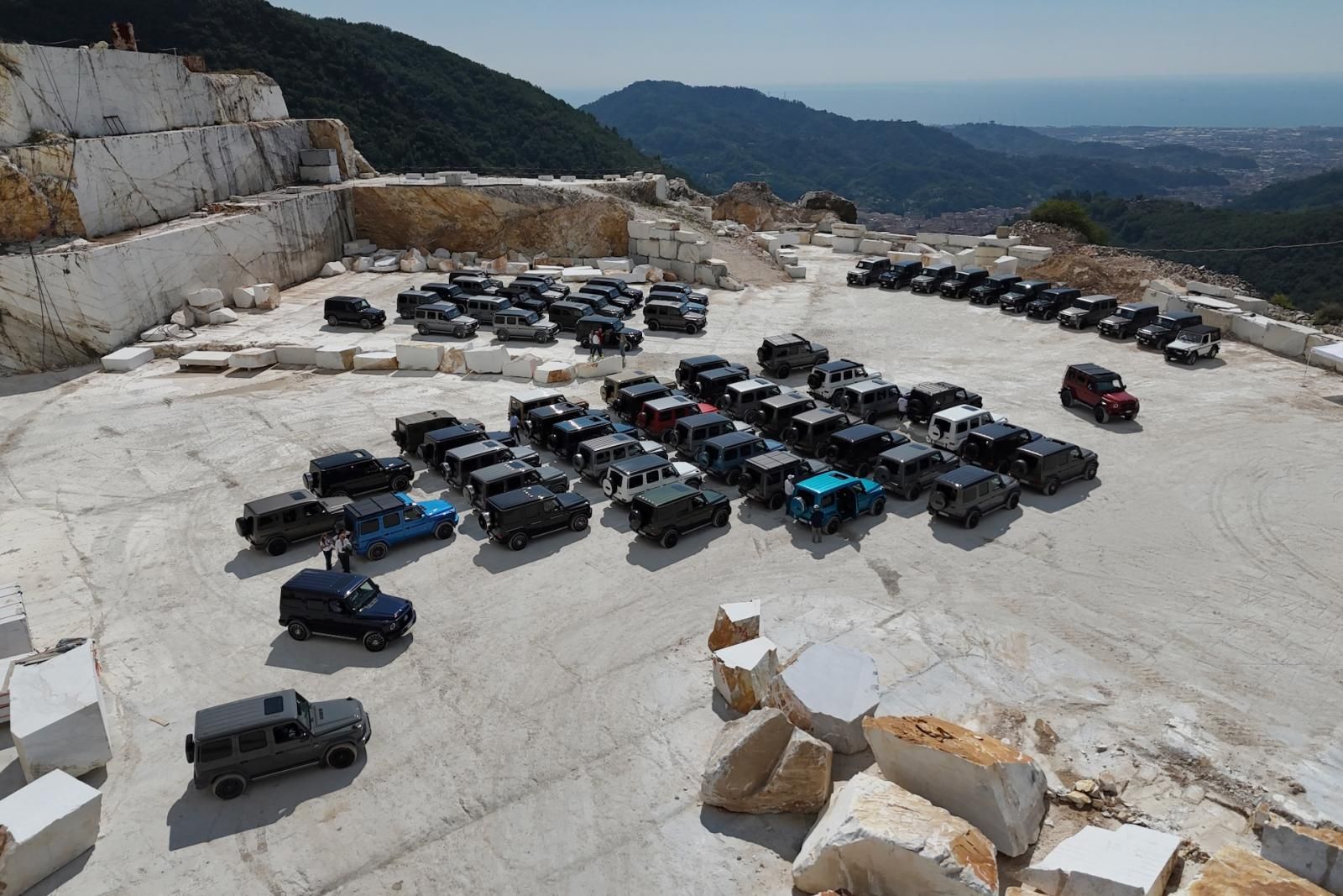 Raduno Mercedes Classe G GOT Carrara 2024