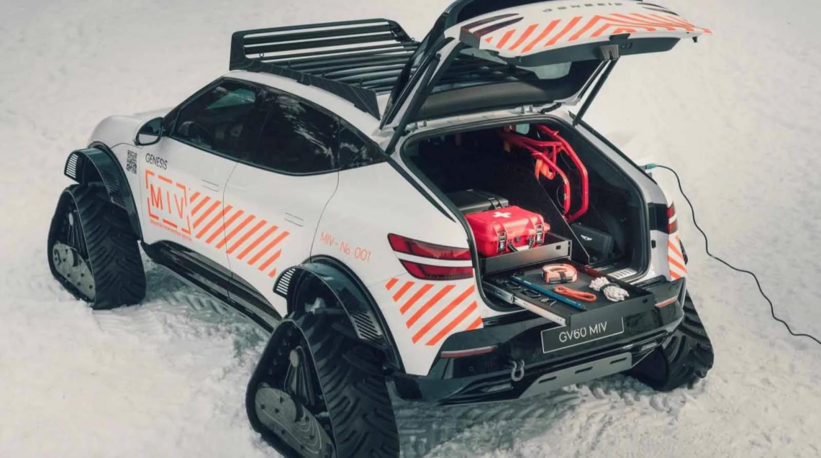 Genesis GV60 concept Mountain Intervention Vehicle