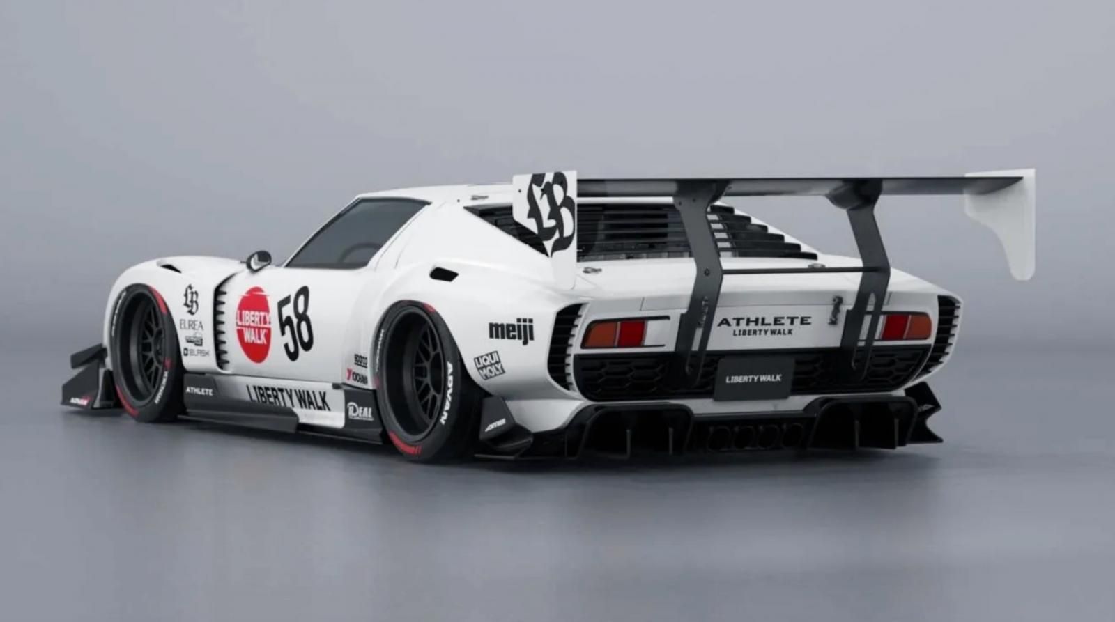 Lamborghini Miura widebody di Liberty Walk