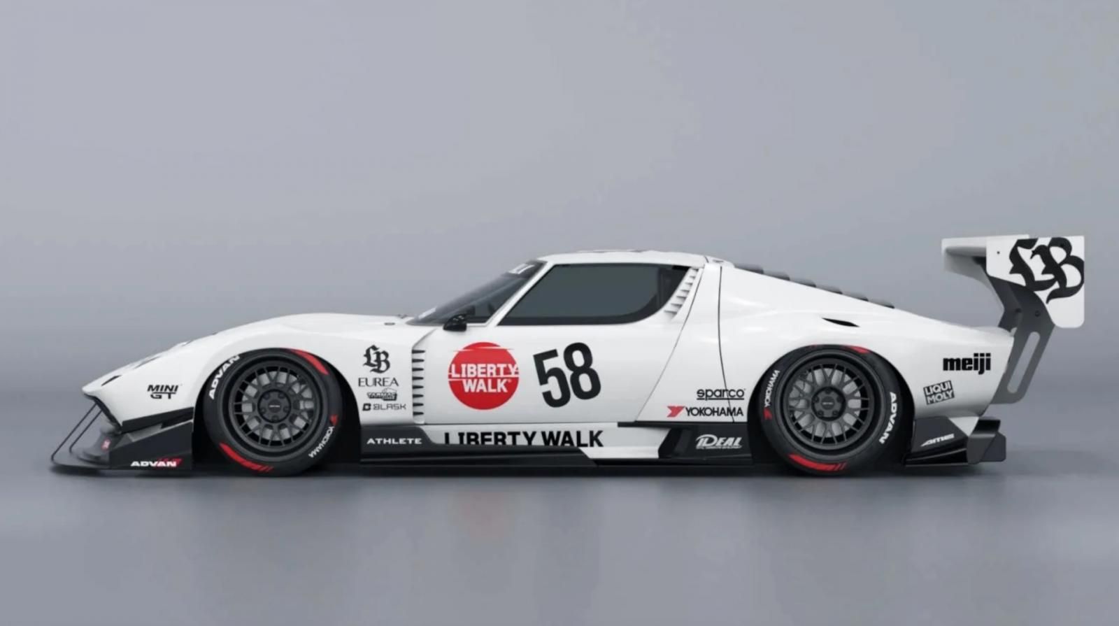 Lamborghini Miura widebody di Liberty Walk