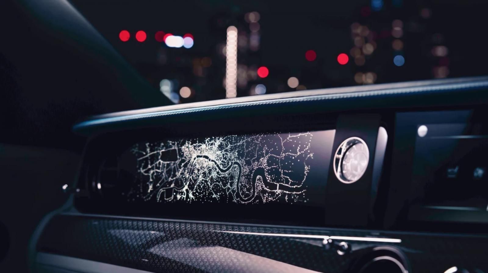 Rolls-Royce Black Badge Ghost City Lights