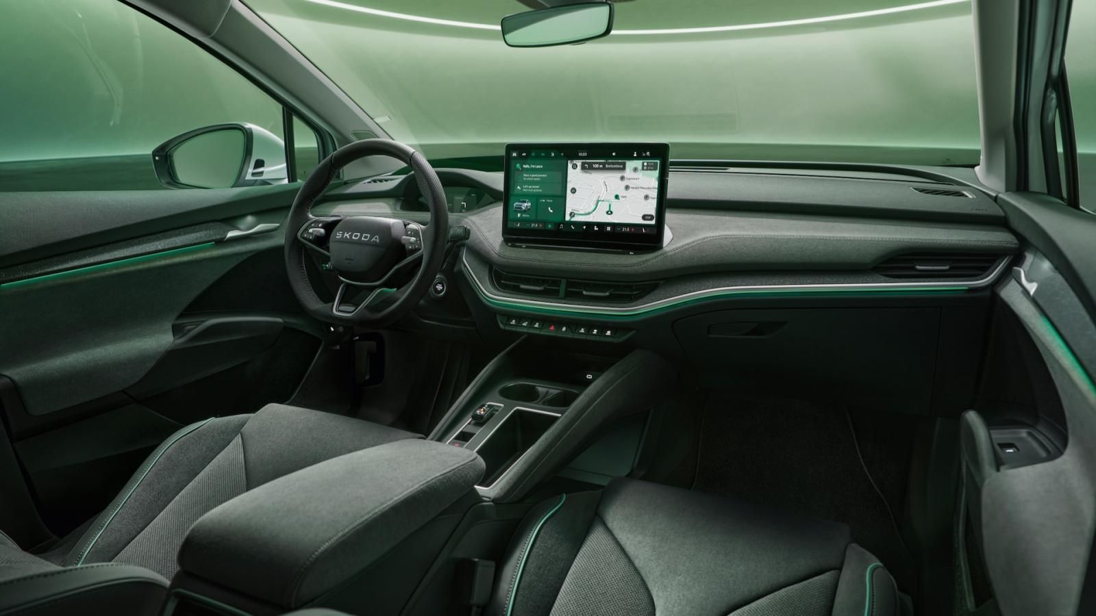 interno Skoda Enyaq 2025