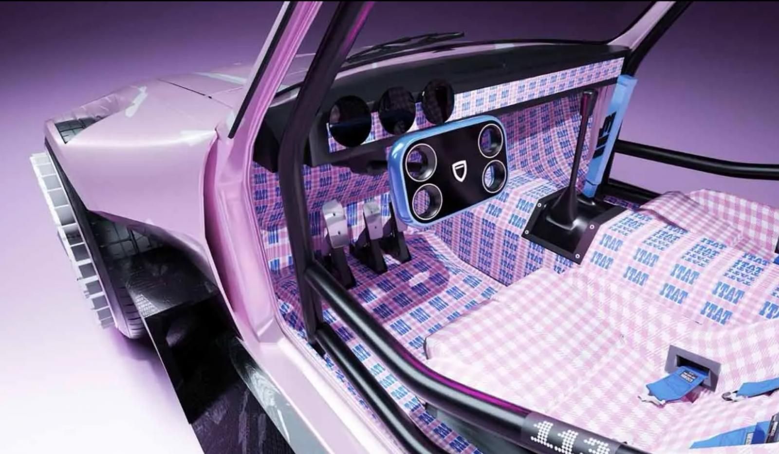 interno Peugeot Design Lab 504 Pikes Peak