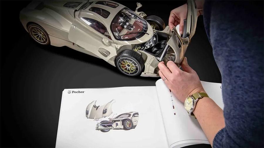 Pagani Utopia in scala 1:8