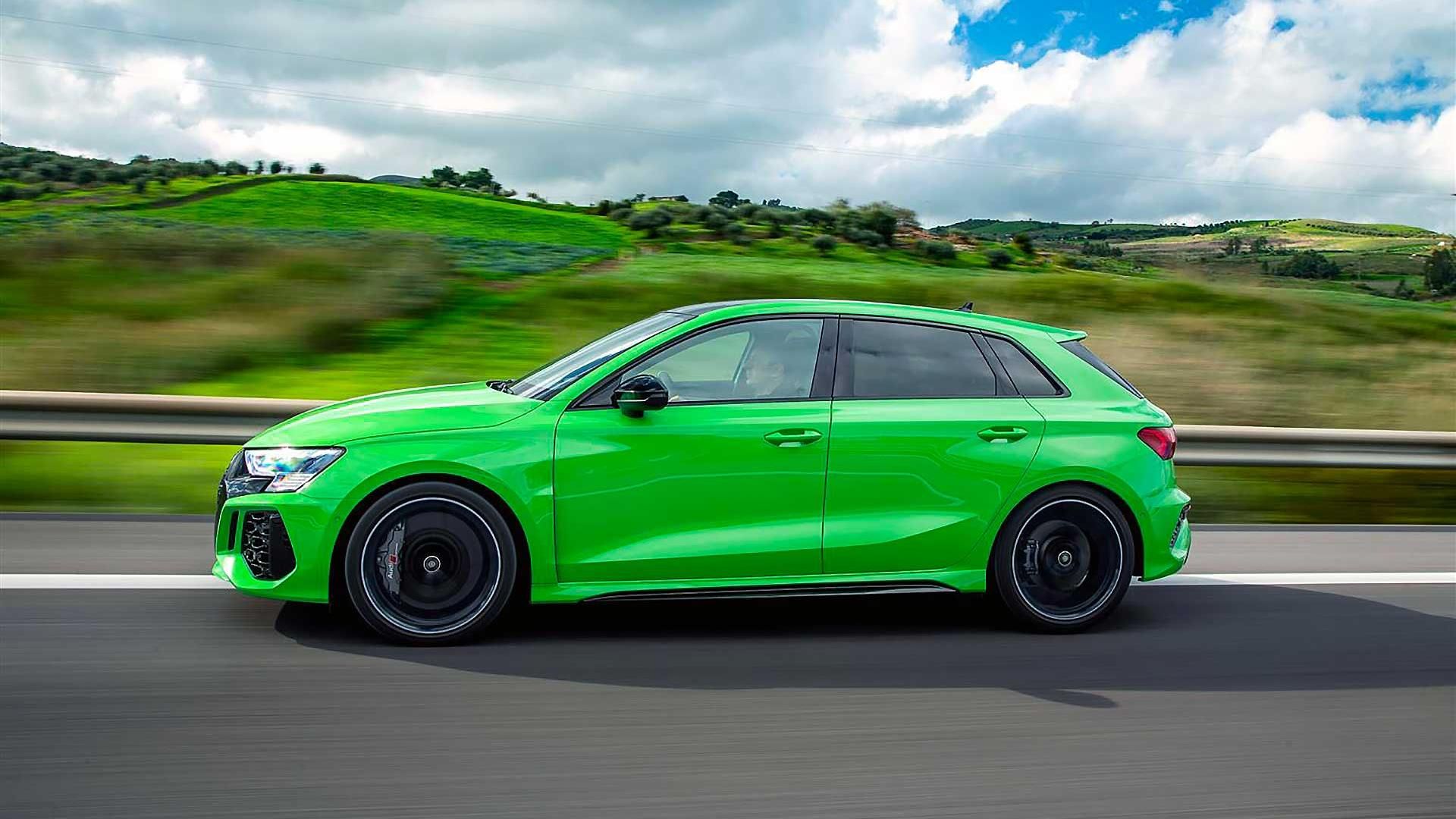 Audi RS3 Verde di rabbia Primo contatto